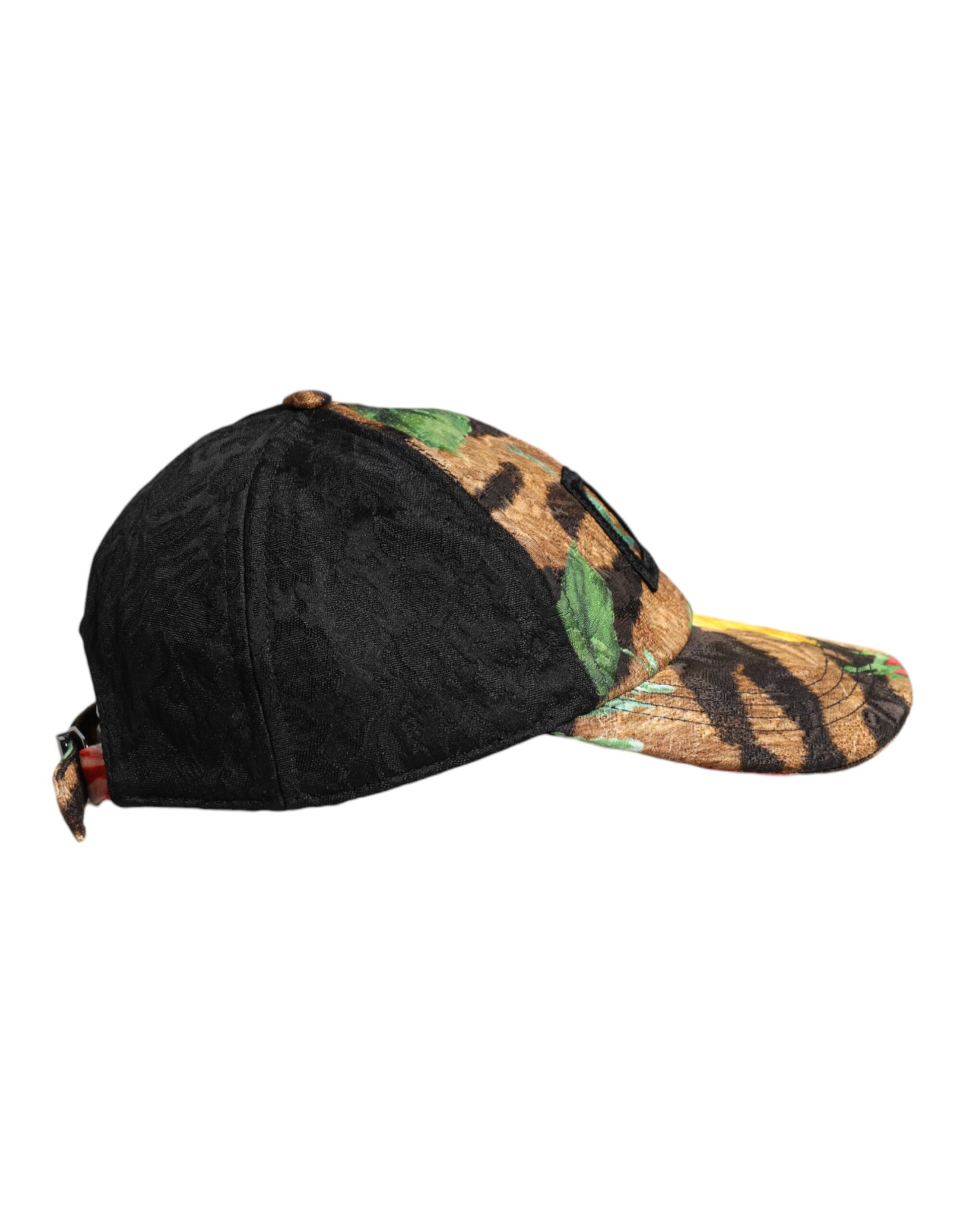 Dolce & Gabbana Multicolor DG Logo Patch 6 Panels Baseball Cap Dolce & Gabbana