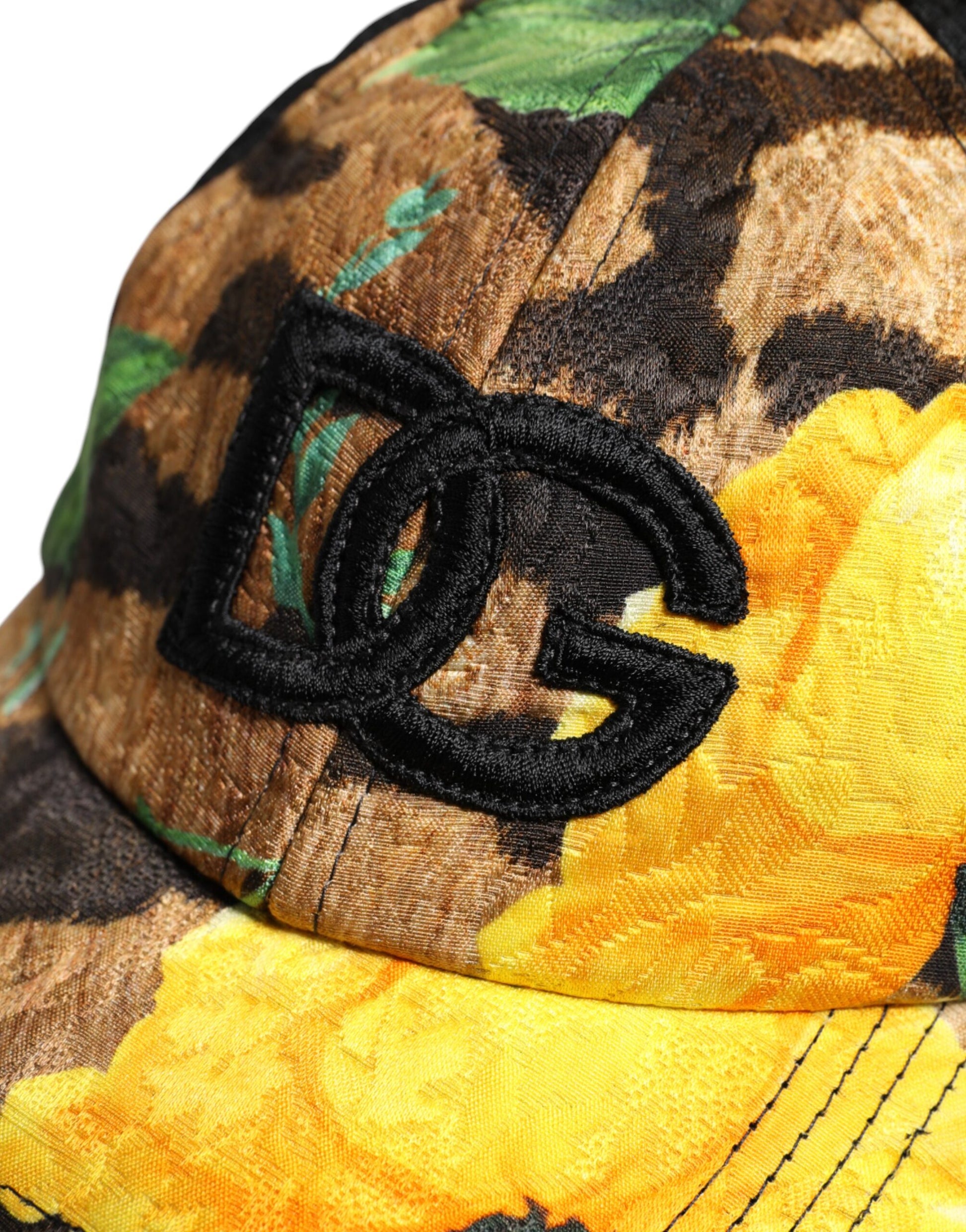 Dolce & Gabbana Multicolor DG Logo Patch 6 Panels Baseball Cap Dolce & Gabbana