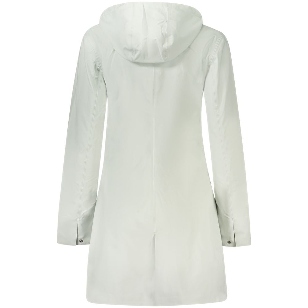 K-WAY Green Polyester Women Coat K-WAY
