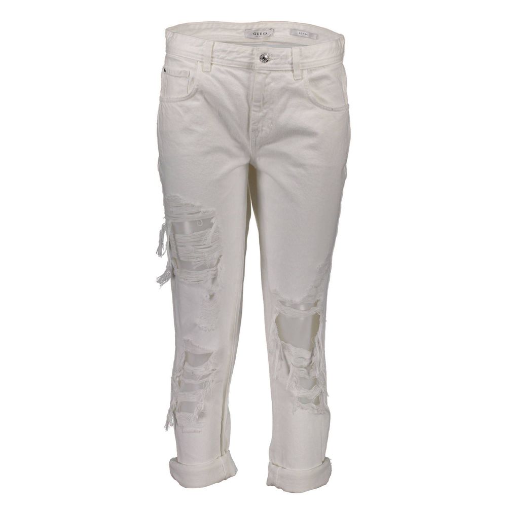 Guess Jeans White Cotton Women Jeans Guess Jeans