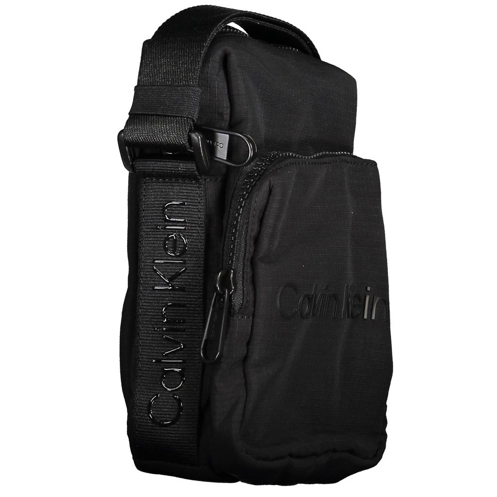 Calvin Klein Black Nylon Men Shoulder Bag Calvin Klein