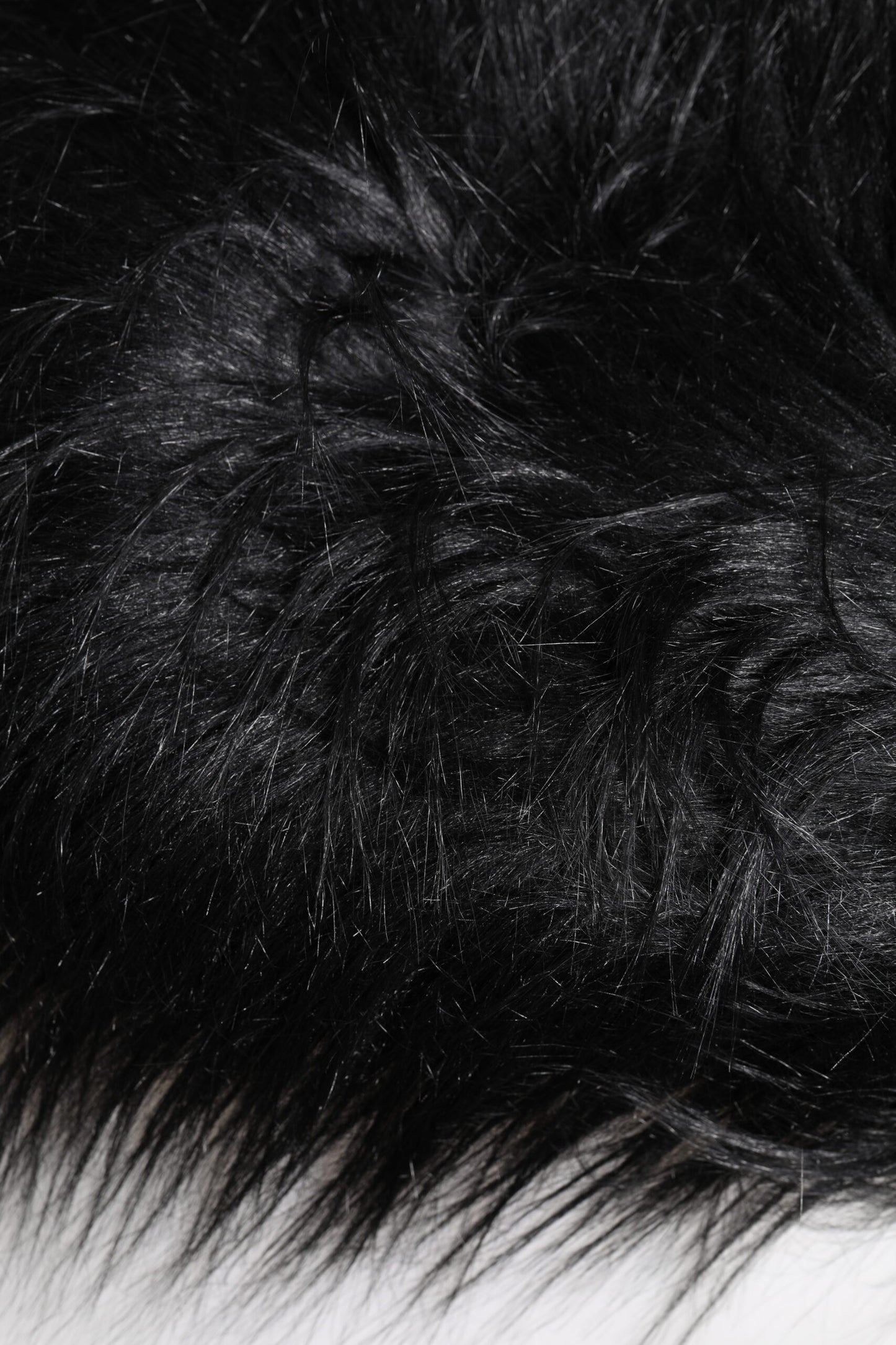 Dolce & Gabbana Black Acrylic Fur Womens Bucket Hat Dolce & Gabbana