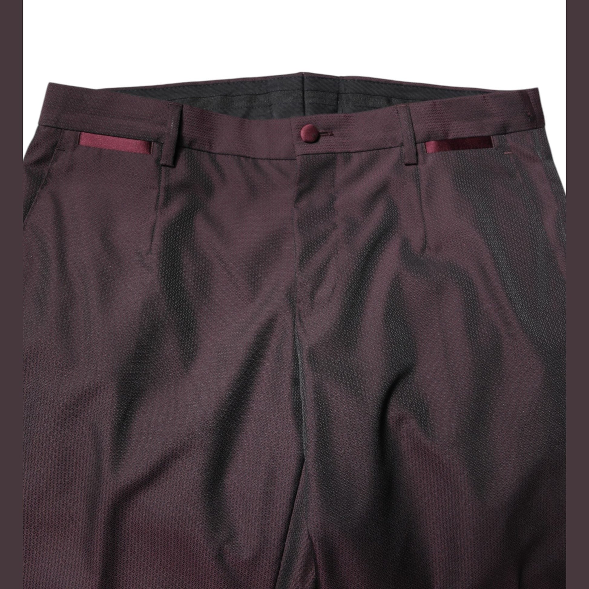 Dolce & Gabbana Maroon Single Breasted Formal 2 Piece Suit Dolce & Gabbana