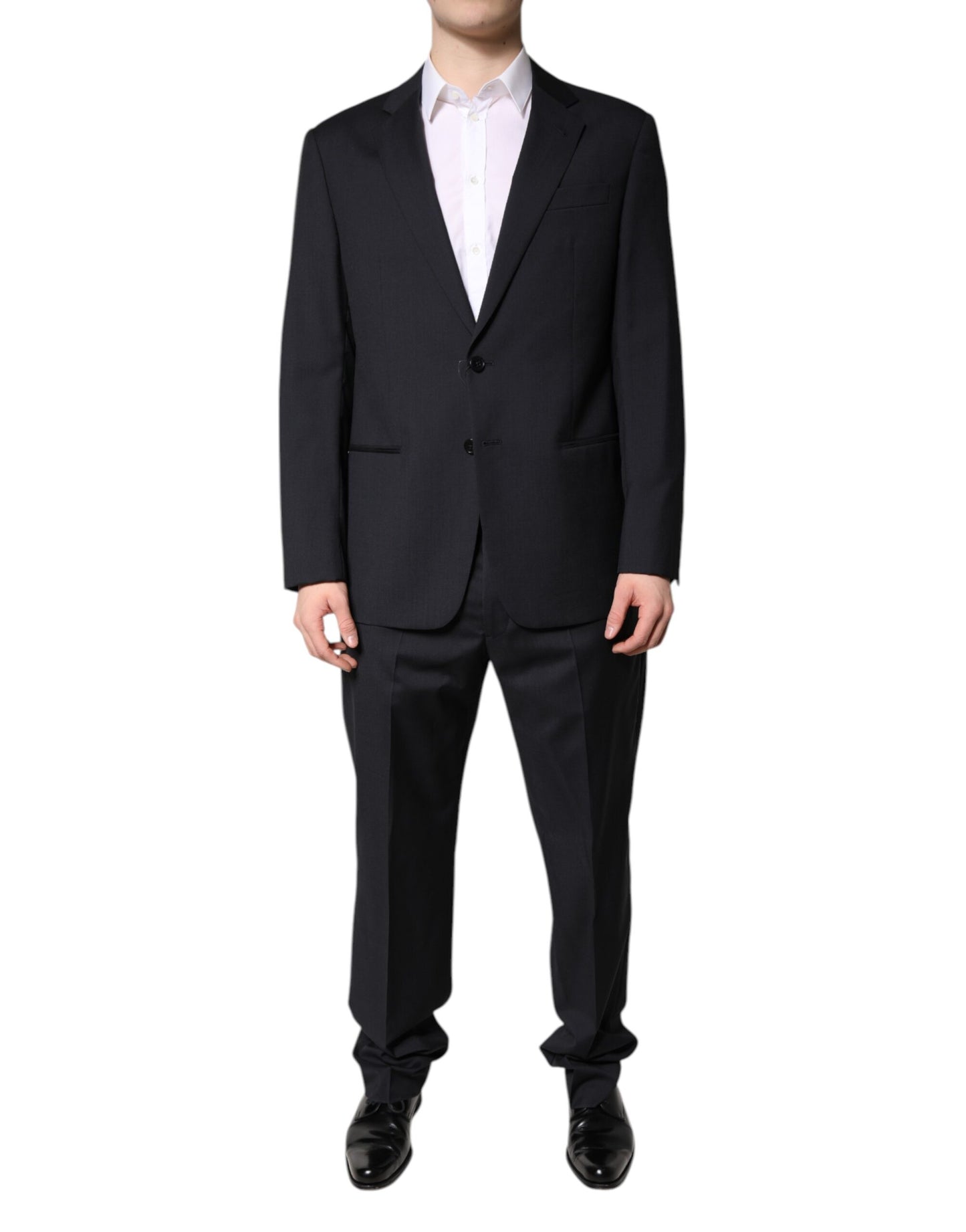 Emporio Armani Black Single Breasted Formal 2 Piece Suit Emporio Armani