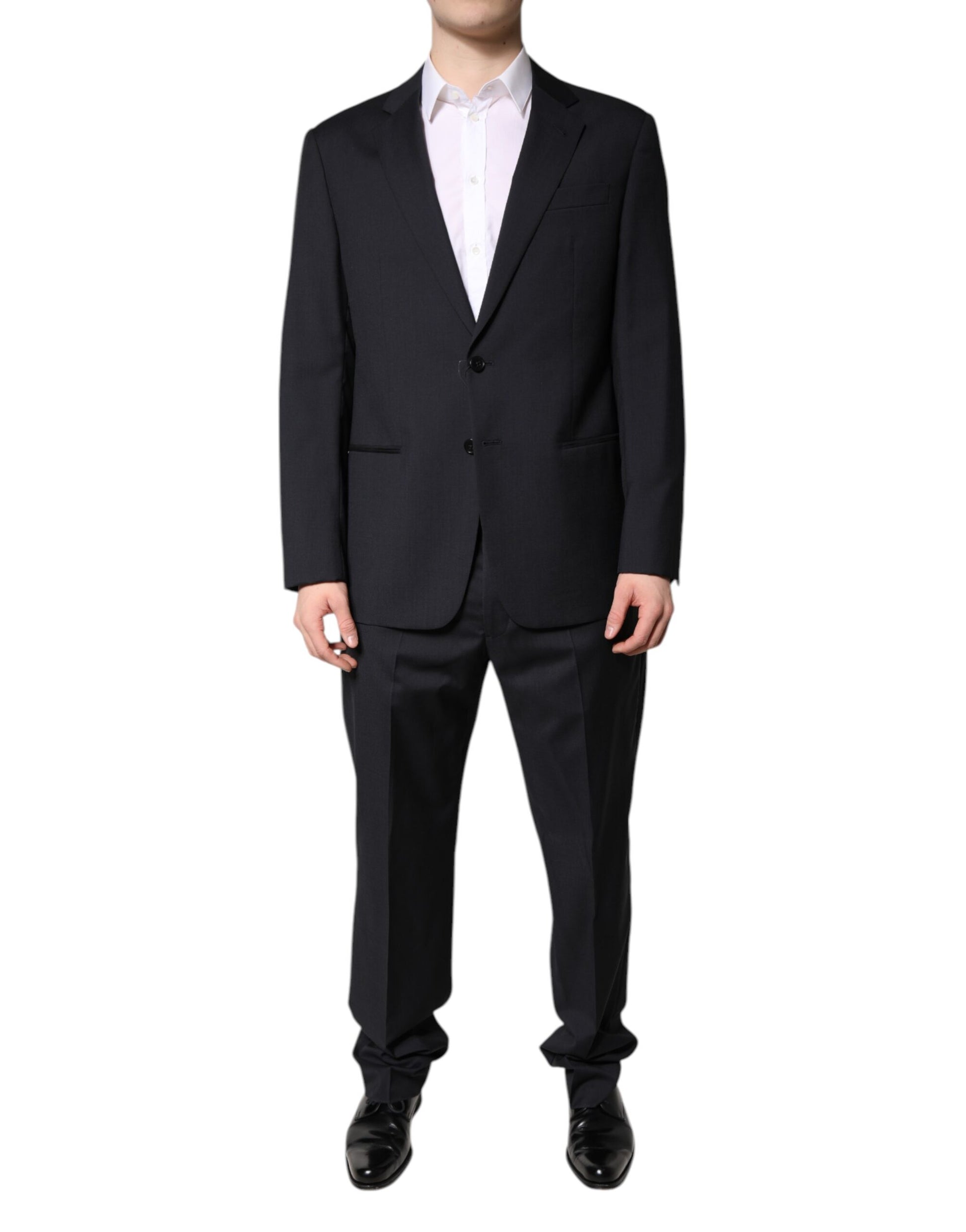 Emporio Armani Black Single Breasted Formal 2 Piece Suit Emporio Armani