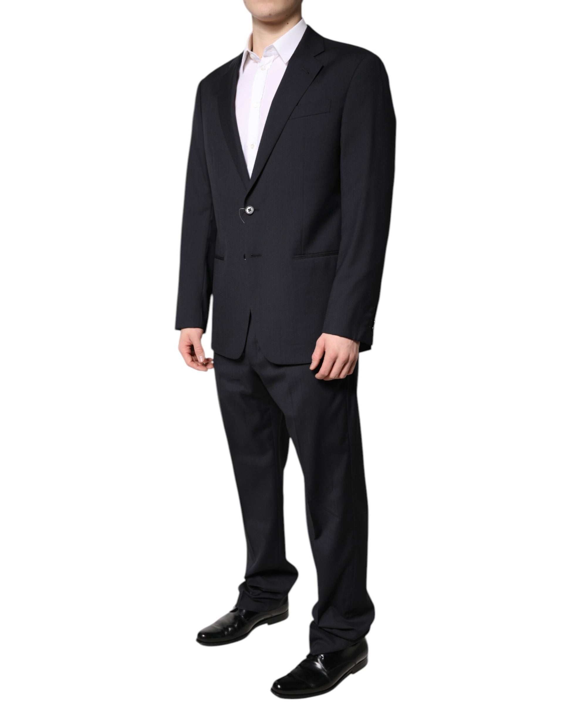 Emporio Armani Black Single Breasted Formal 2 Piece Suit Emporio Armani