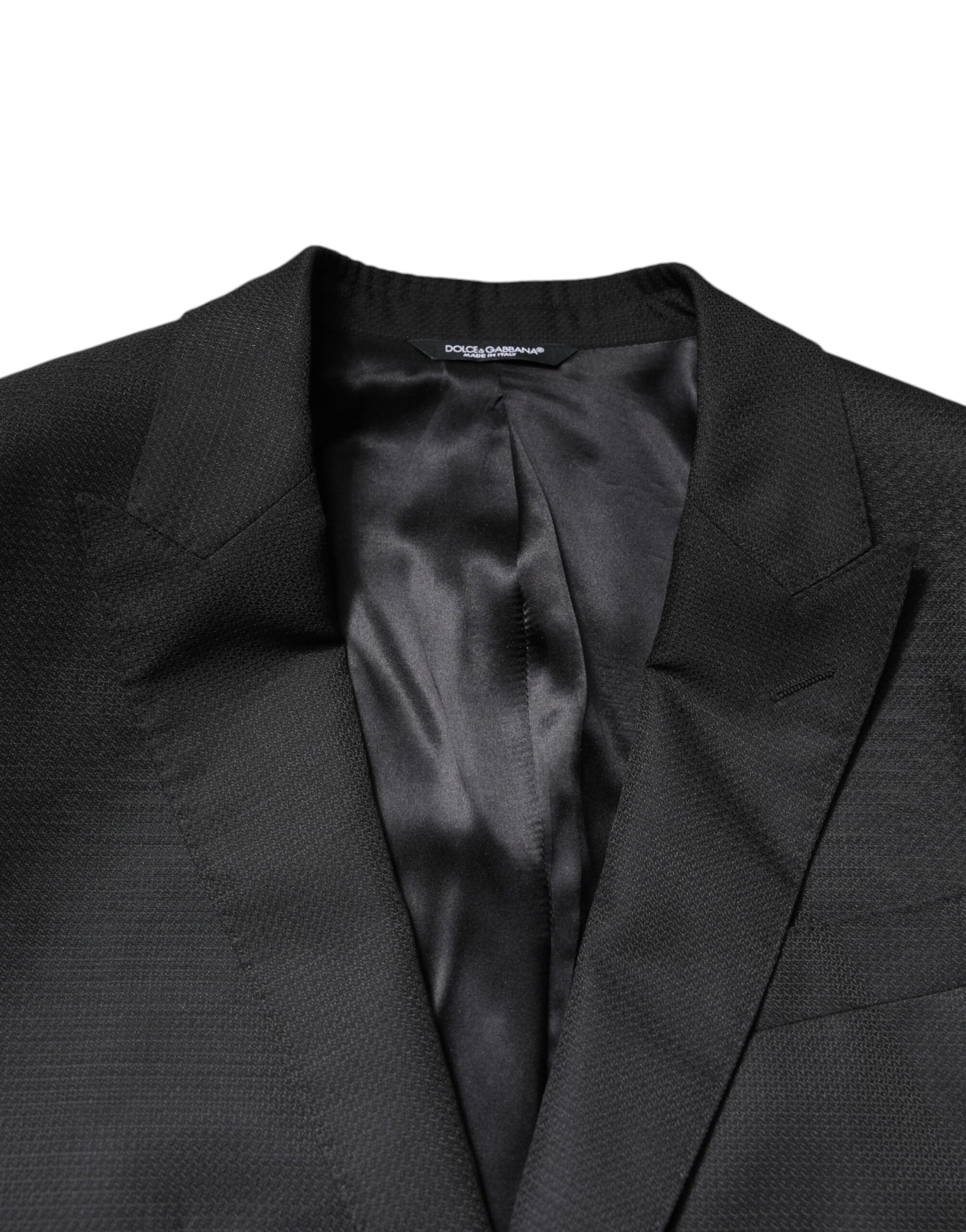Dolce & Gabbana Black Single Breasted Formal 2 Piece Suit Dolce & Gabbana