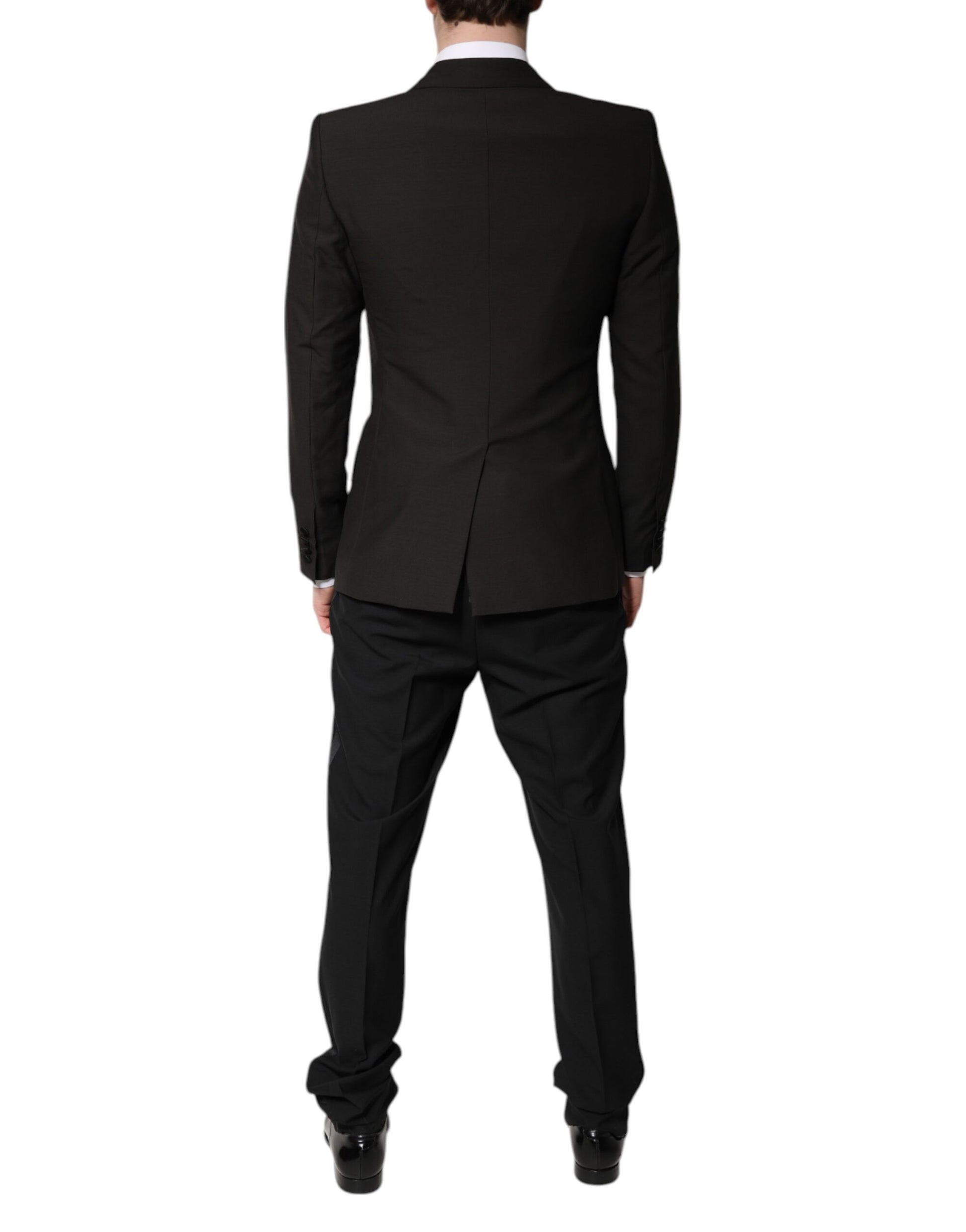 Dolce & Gabbana Black Single Breasted Formal 3 Piece Suit Dolce & Gabbana