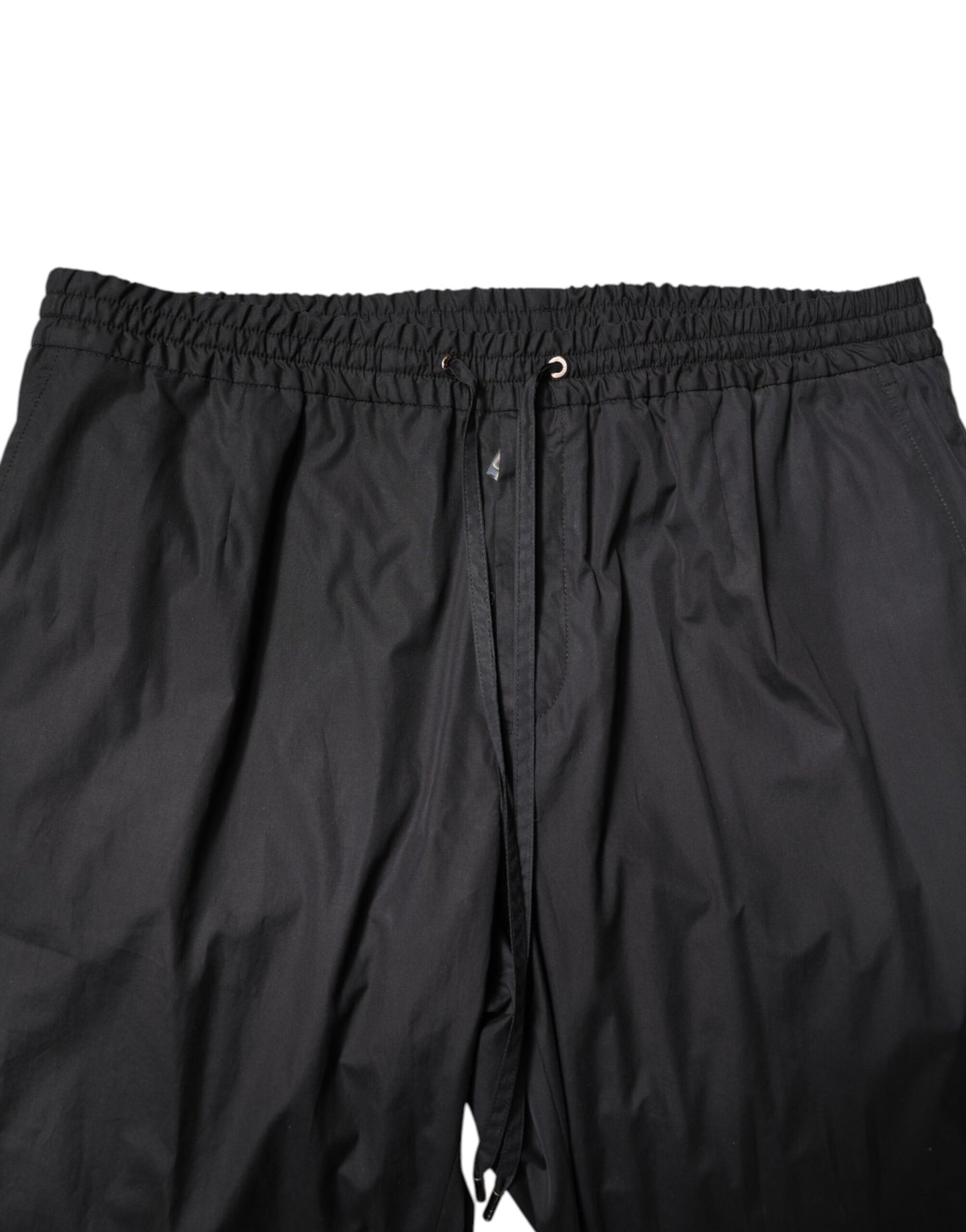 Dolce & Gabbana Black Cotton Single Breasted 2 Piece Suit Dolce & Gabbana