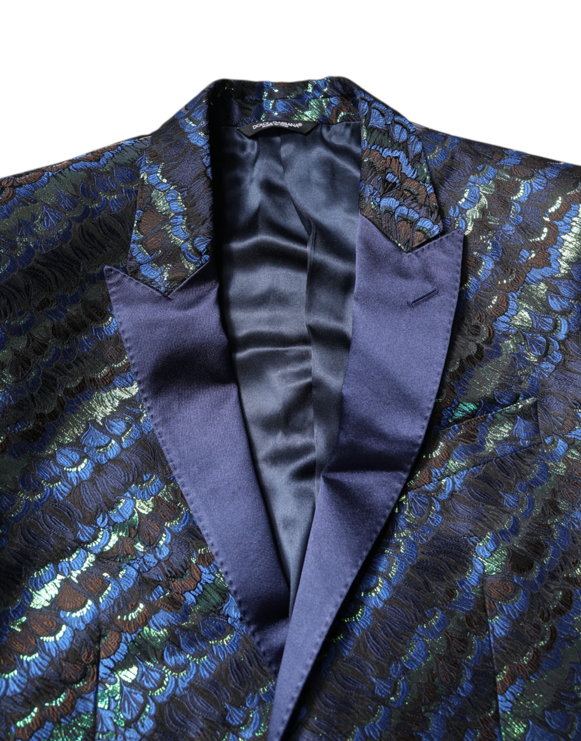Dolce & Gabbana Multicolor Polyester Jacquard 2 Piece Suit Dolce & Gabbana