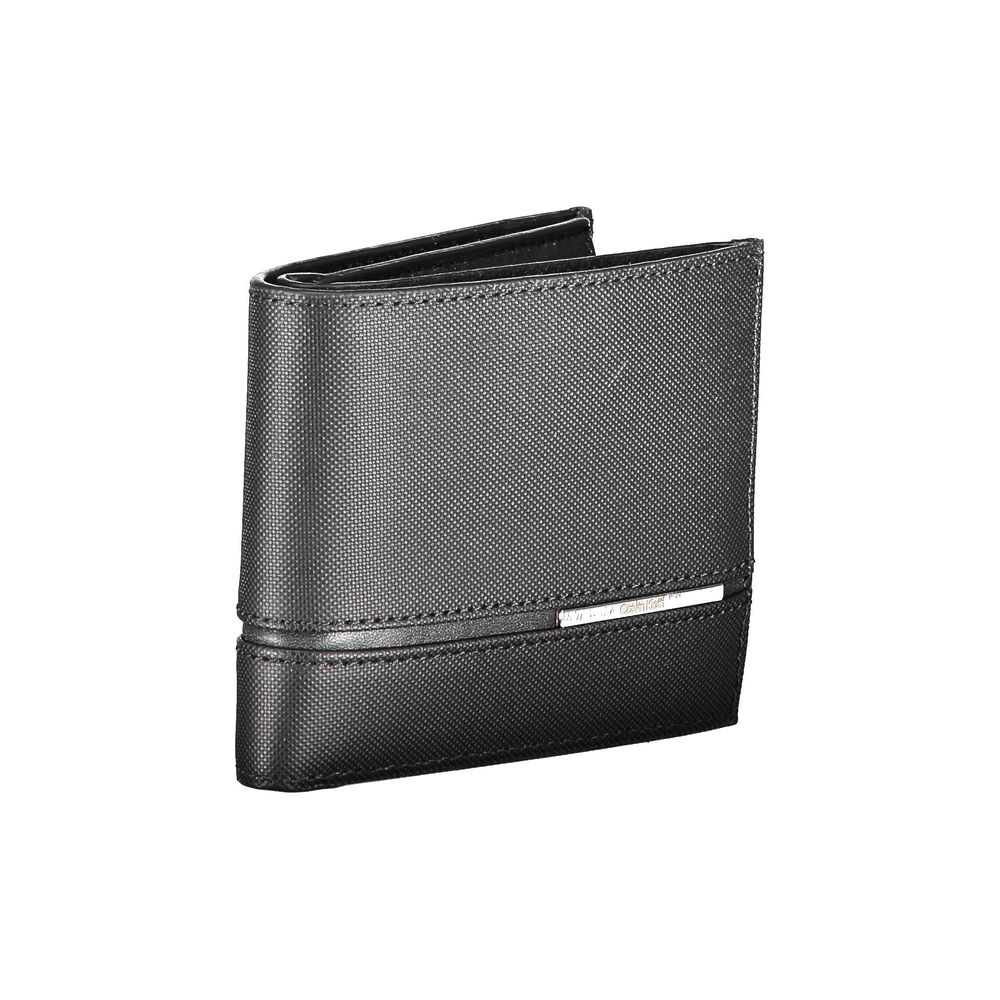 Calvin Klein Nero Leather Men Wallet Calvin Klein