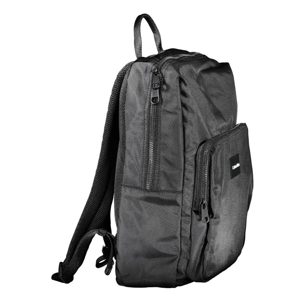 Calvin Klein Nero Polyester Men Backpack Calvin Klein