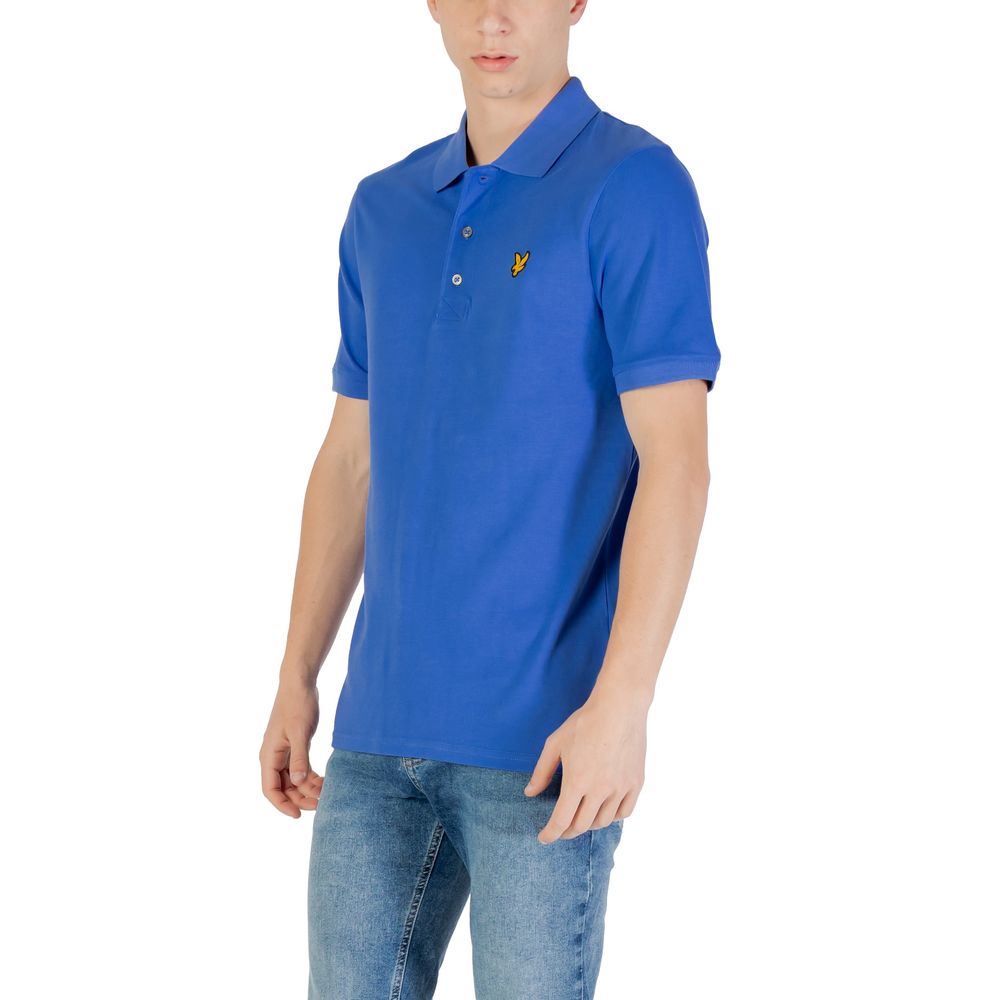 Lyle & Scott Blue Cotton Polo Shirt Lyle & Scott