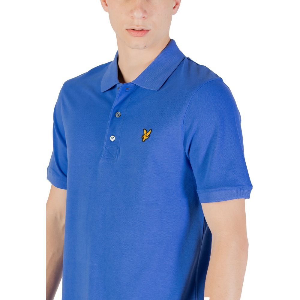 Lyle & Scott Blue Cotton Polo Shirt Lyle & Scott