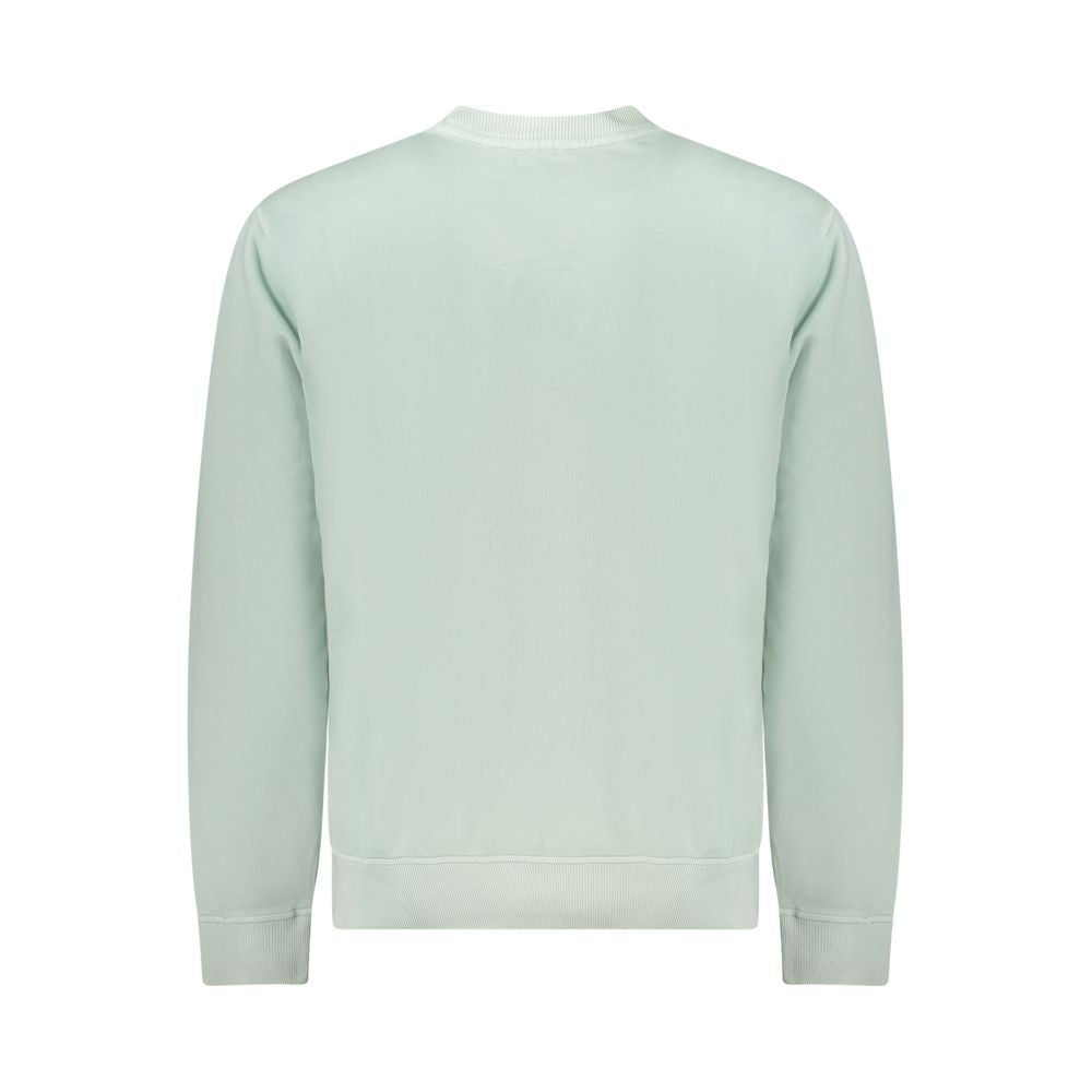 Hugo Boss Green Cotton Men Sweater Hugo Boss