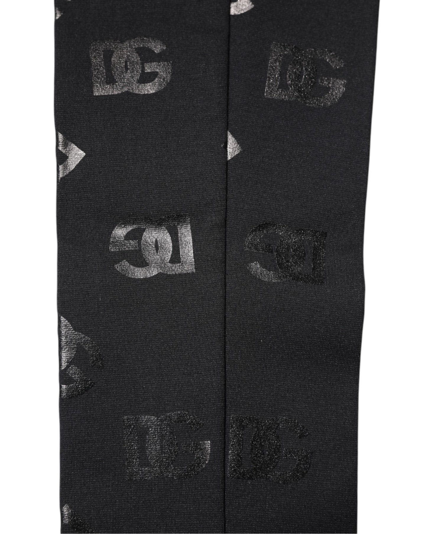 Dolce & Gabbana Black DG Logo Monogram Wool Stretch Arm Sleeves Dolce & Gabbana