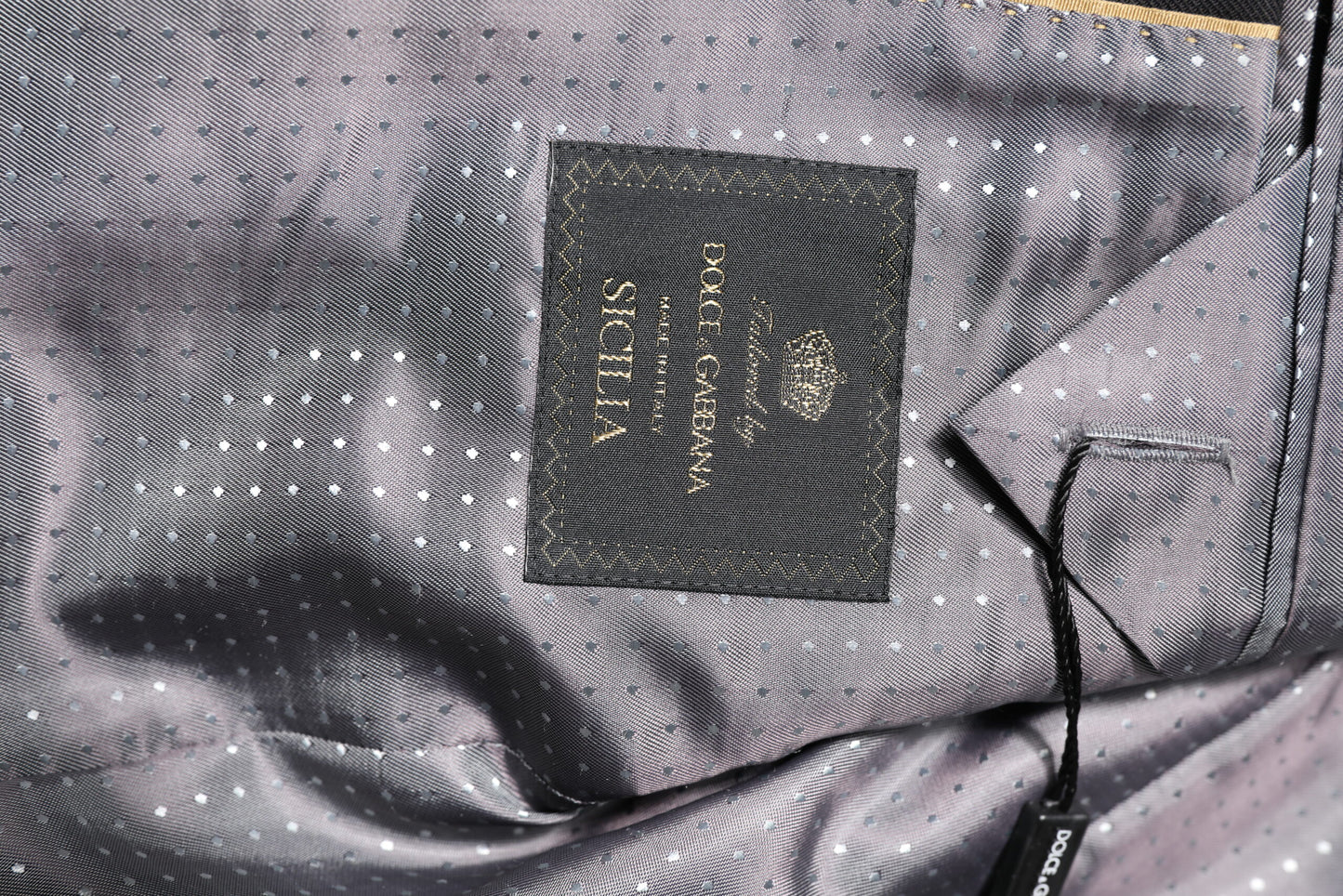 Dolce & Gabbana Black Striped SICILIA Formal 2 Piece Suit Dolce & Gabbana