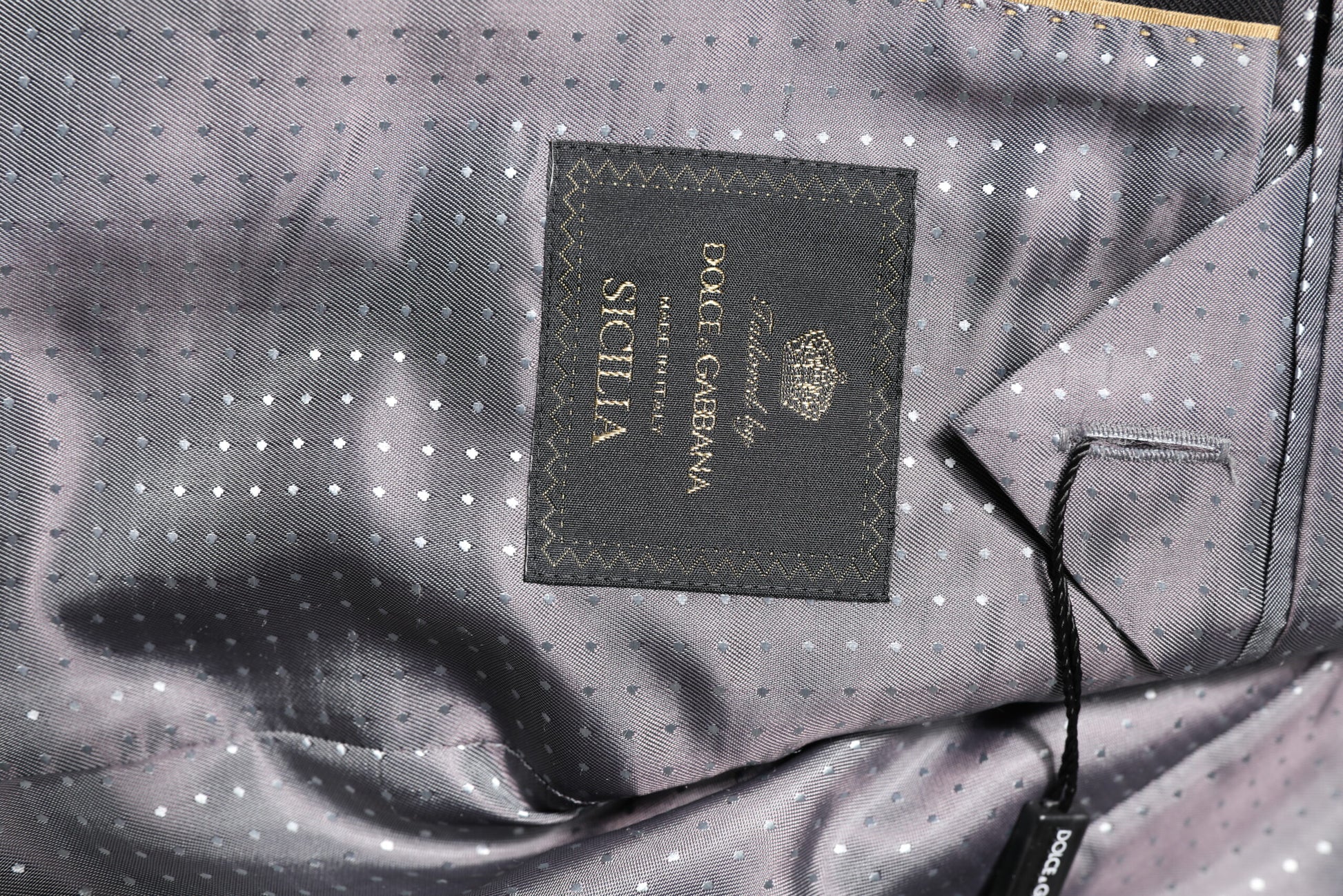 Dolce & Gabbana Black Striped SICILIA Formal 2 Piece Suit Dolce & Gabbana