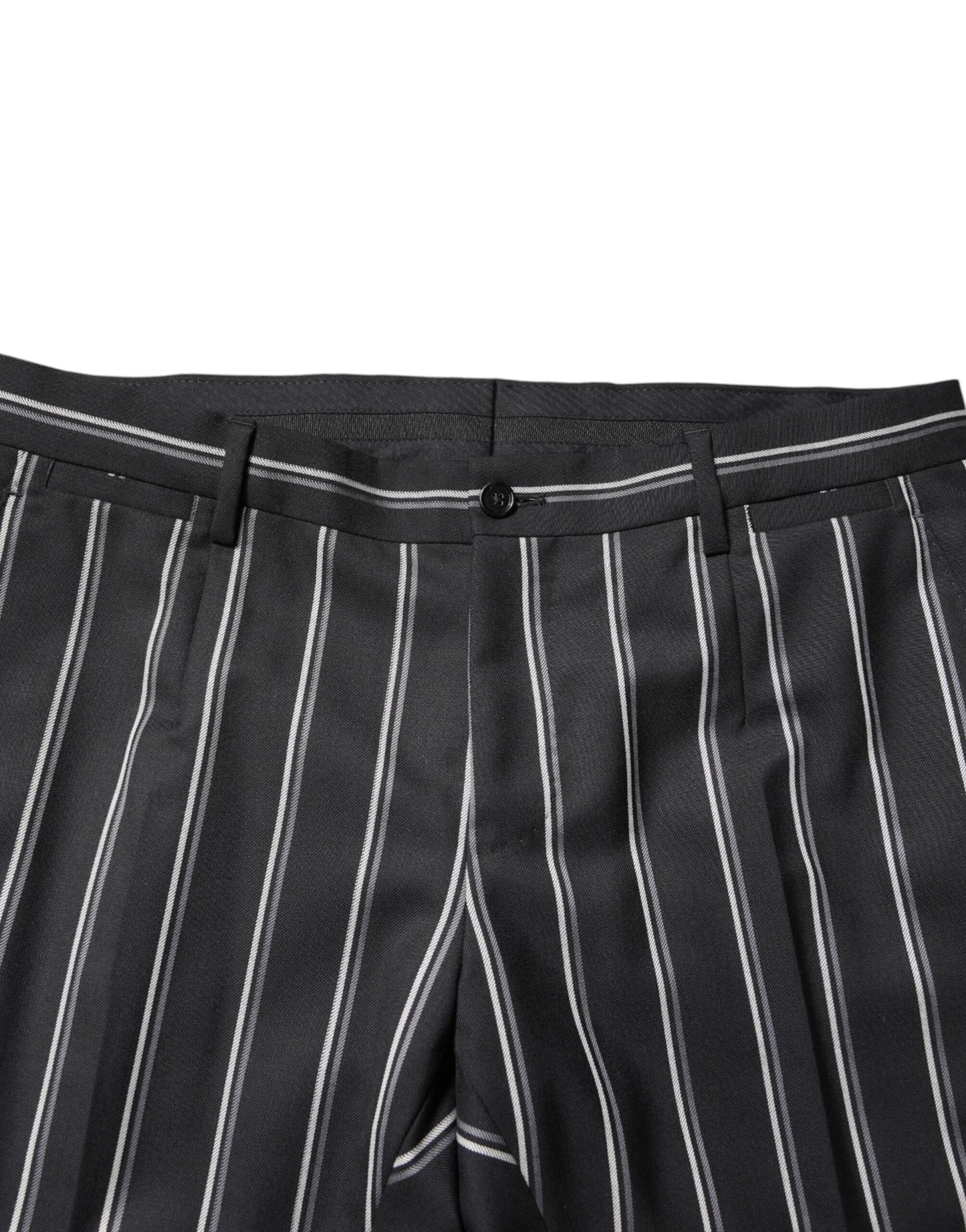 Dolce & Gabbana Black Striped SICILIA Formal 2 Piece Suit Dolce & Gabbana