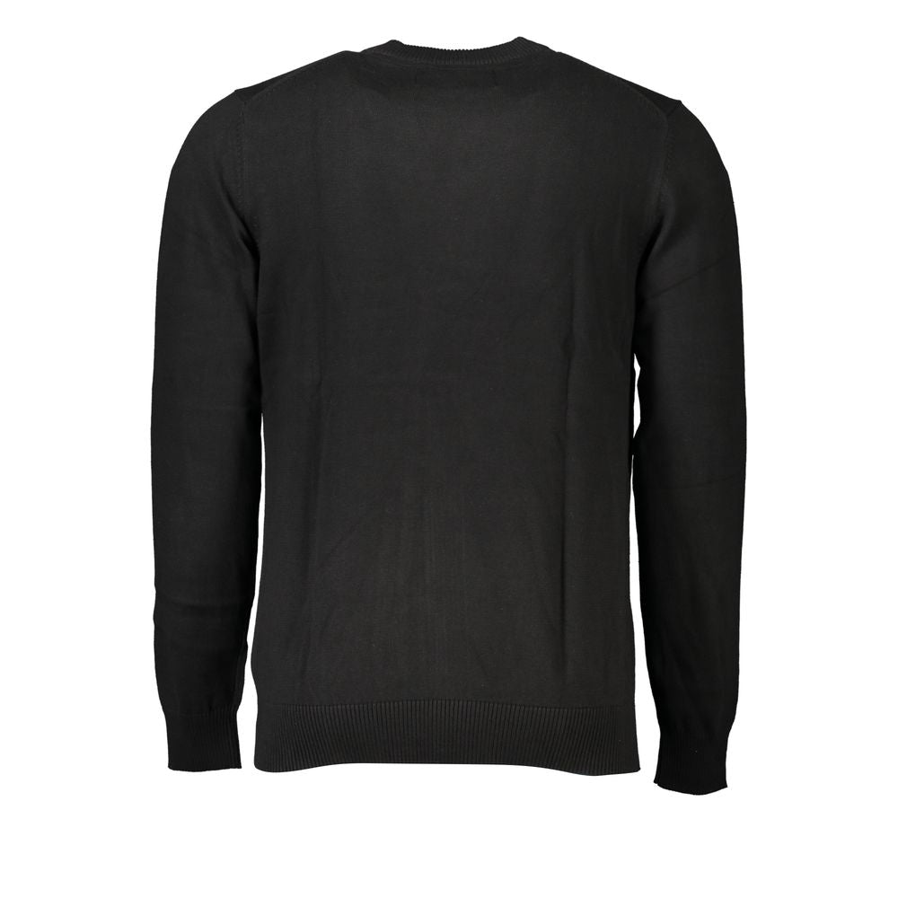Calvin Klein Sleek Long Sleeve Crew Neck Sweater with Logo Calvin Klein