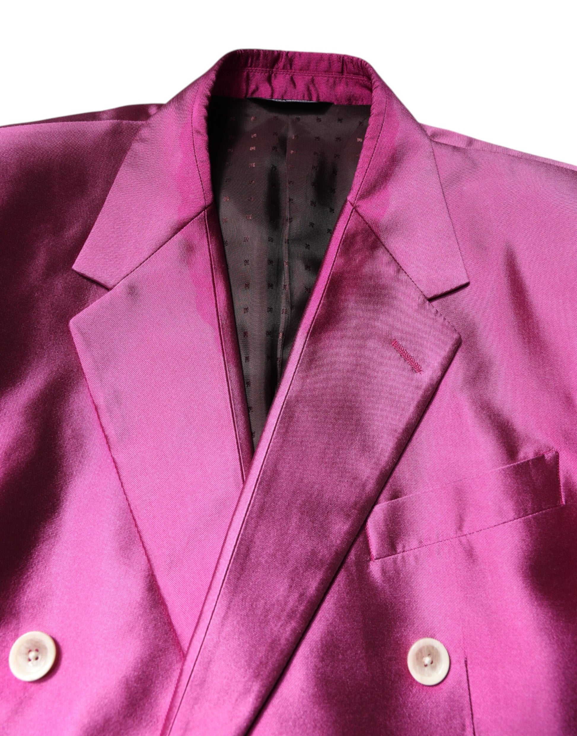 Dolce & Gabbana Pink SICILIA Double Breasted 3 Piece Suit Dolce & Gabbana