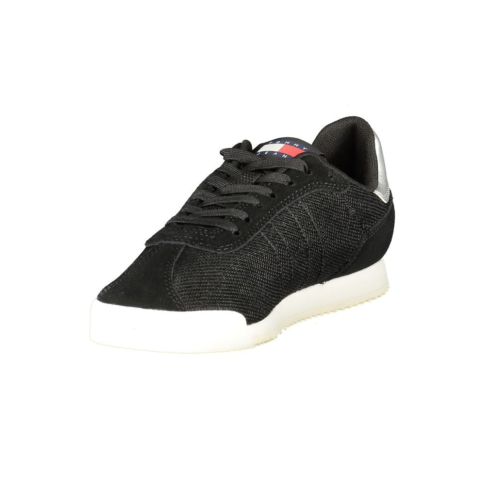 Tommy Hilfiger Nero Polyester Women Sneaker Tommy Hilfiger