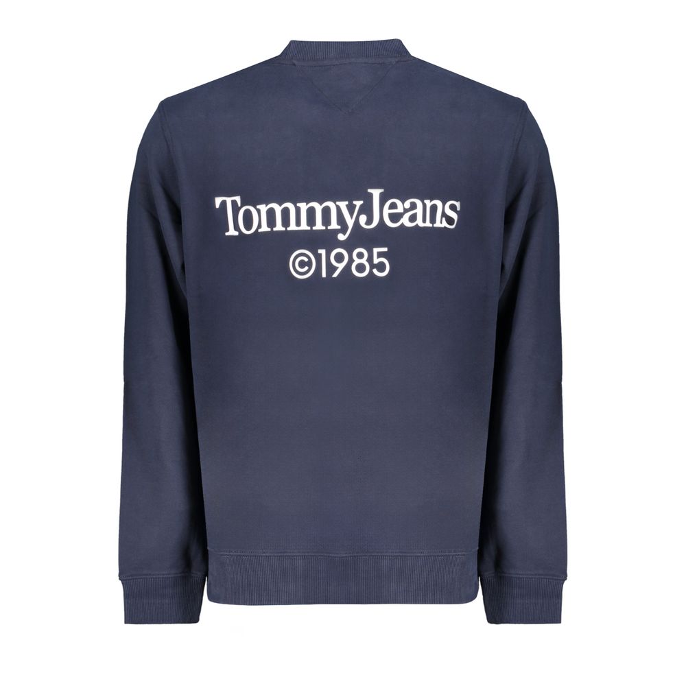 Tommy Hilfiger Blue Cotton Men Sweatshirt Tommy Hilfiger