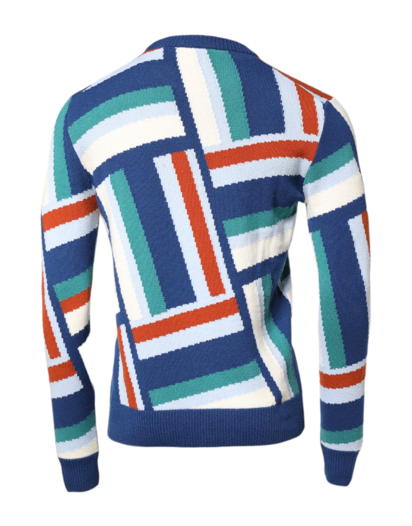 Dolce & Gabbana Multicolor Cashmere Knit Pullover Sweater Dolce & Gabbana