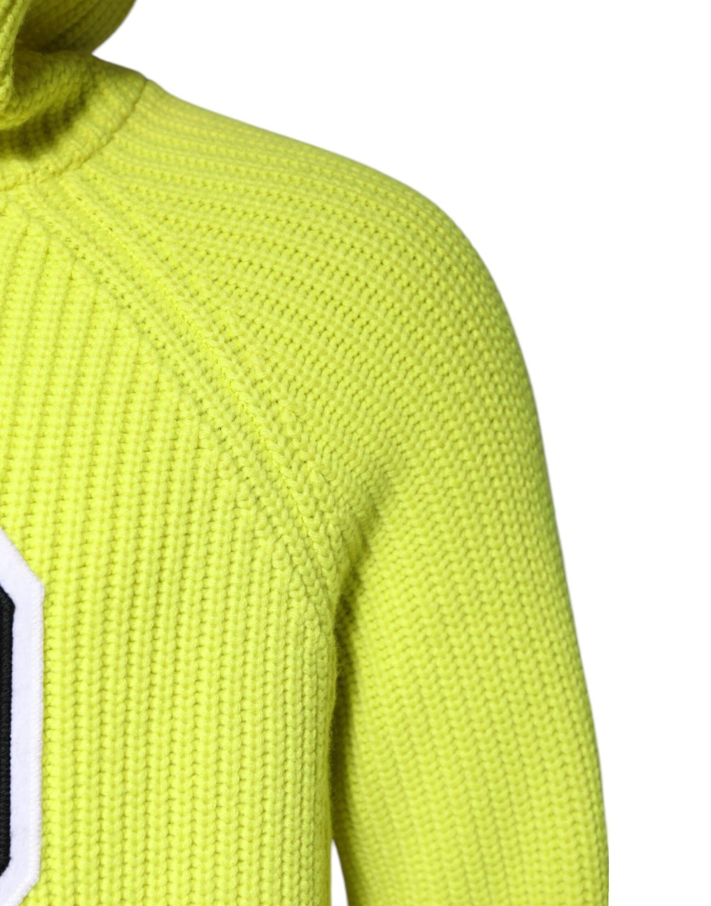 Dolce & Gabbana Green 69 Knit Hooded Men Pullover Sweater Dolce & Gabbana