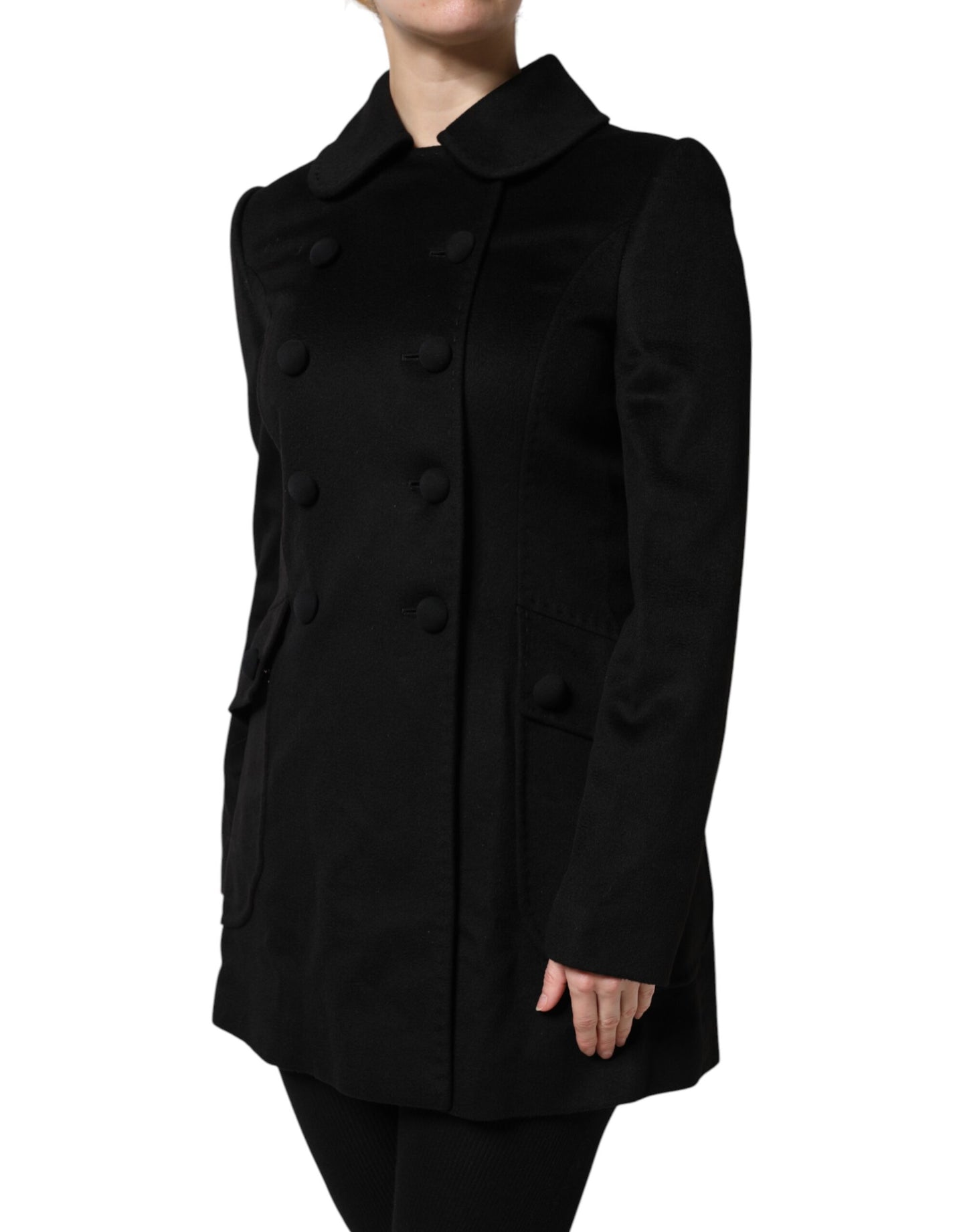 Dolce & Gabbana Black Wool Sartoria Italiano Blazer Jacket Dolce & Gabbana