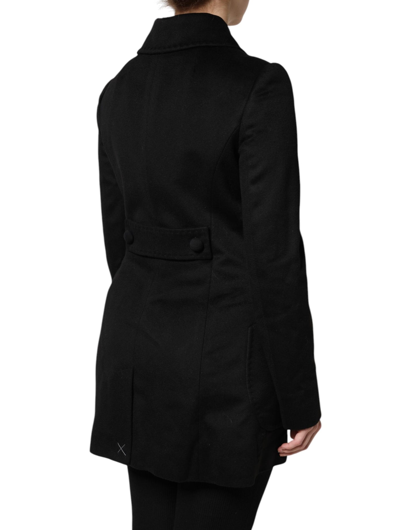 Dolce & Gabbana Black Wool Sartoria Italiano Blazer Jacket Dolce & Gabbana