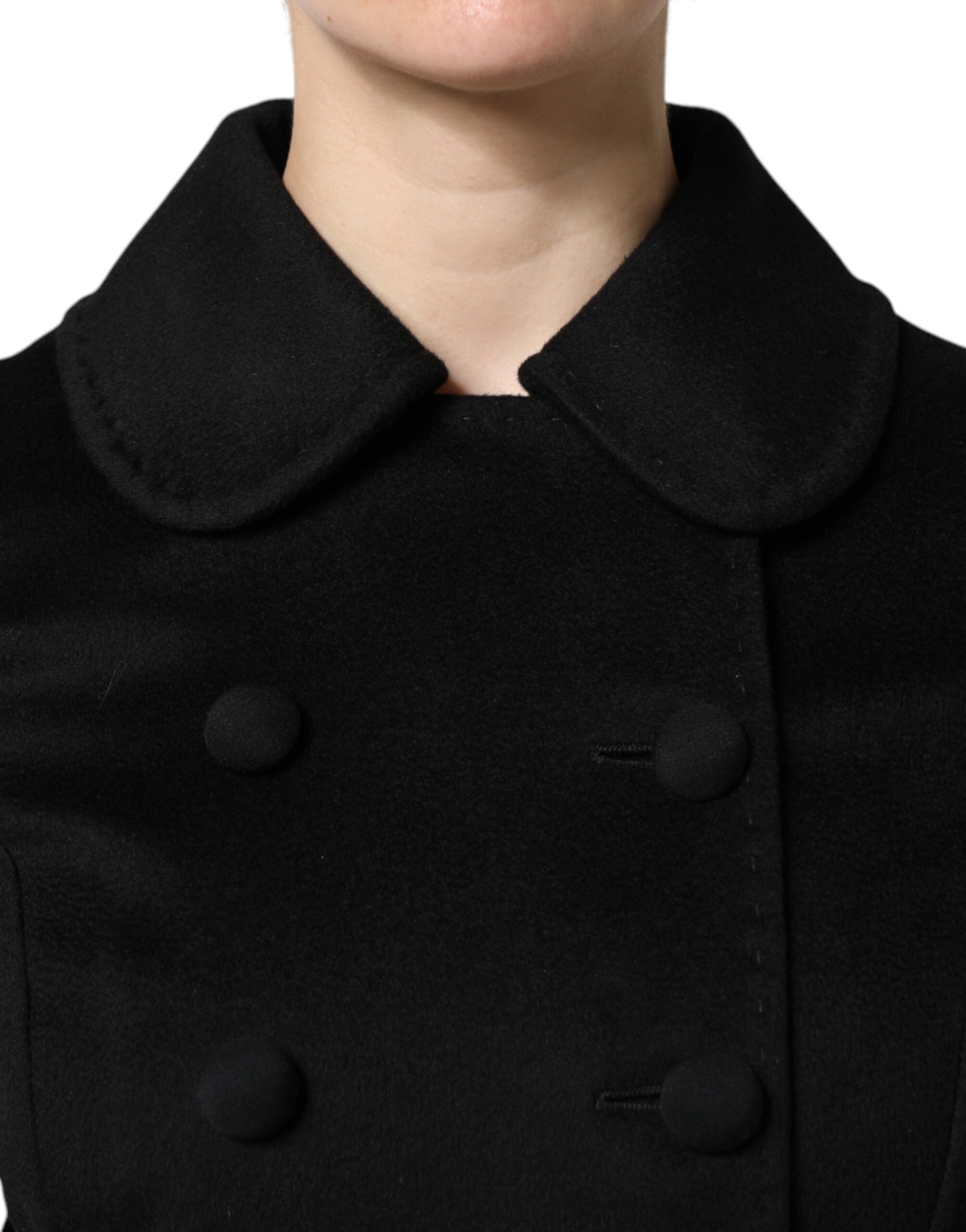 Dolce & Gabbana Black Wool Sartoria Italiano Blazer Jacket Dolce & Gabbana