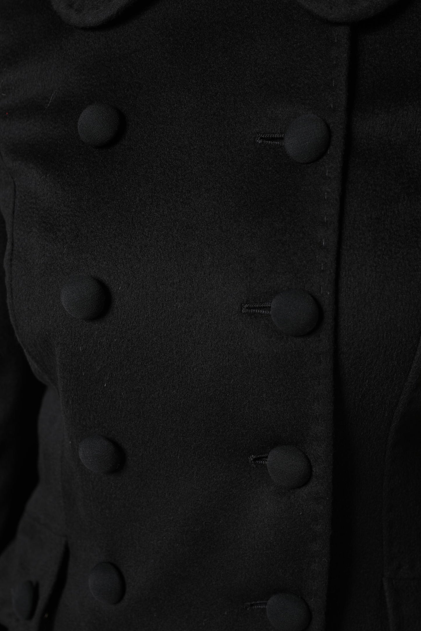 Dolce & Gabbana Black Wool Sartoria Italiano Blazer Jacket Dolce & Gabbana