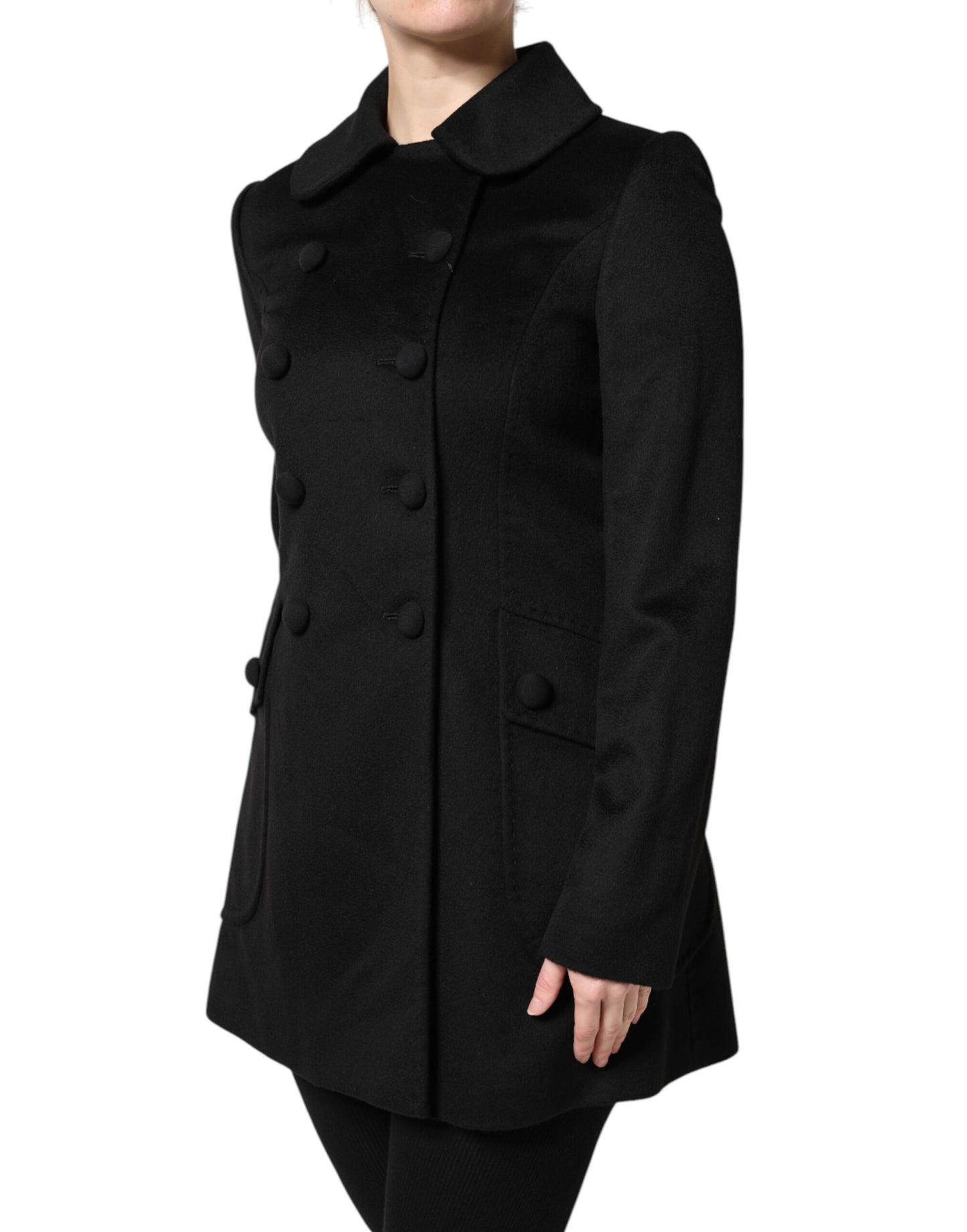 Dolce & Gabbana Black Wool Sartoria Italiano Blazer Jacket Dolce & Gabbana