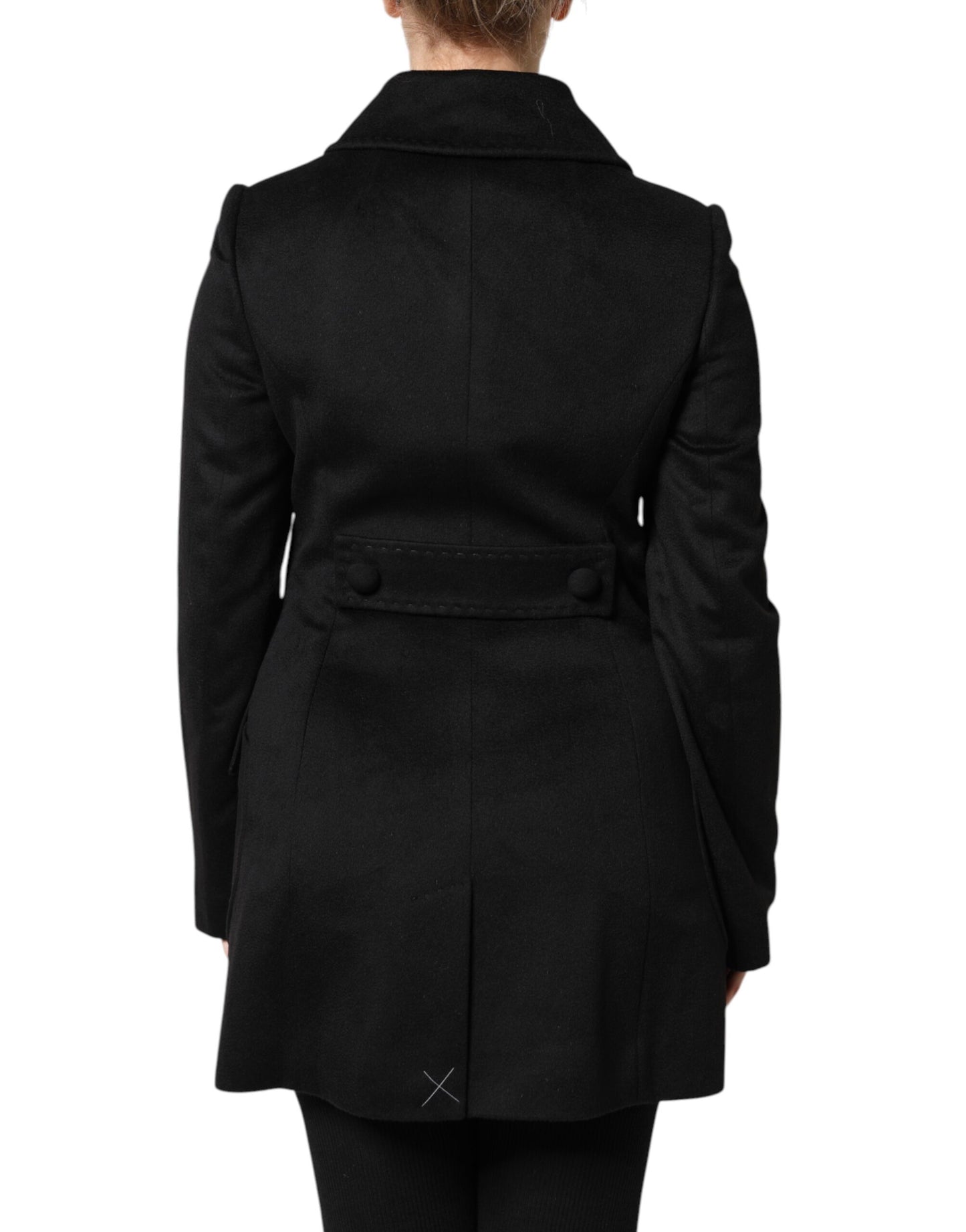 Dolce & Gabbana Black Wool Sartoria Italiano Blazer Jacket Dolce & Gabbana