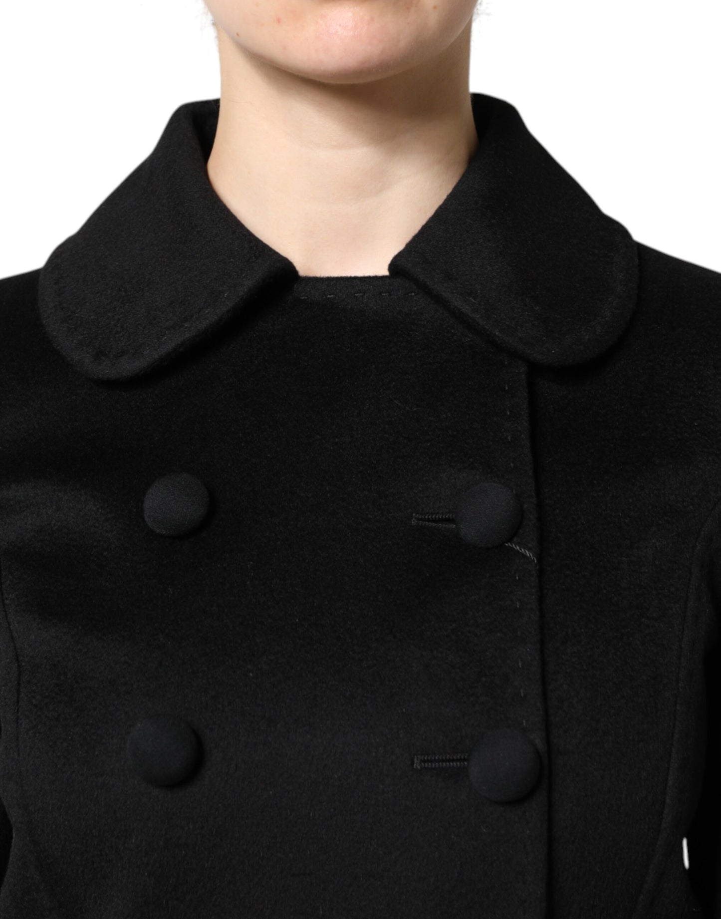 Dolce & Gabbana Black Wool Sartoria Italiano Blazer Jacket Dolce & Gabbana