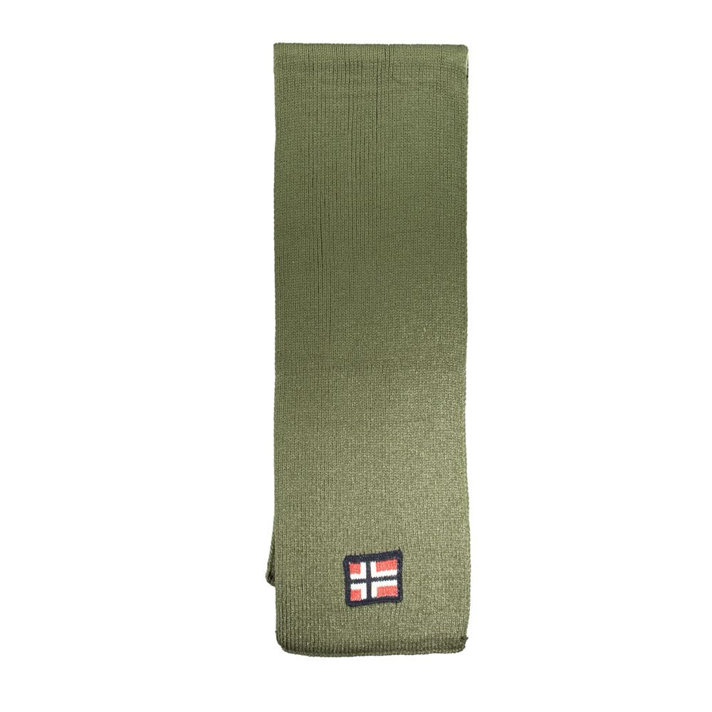 Norway 1963 Green Marabou Men Scarf Norway 1963