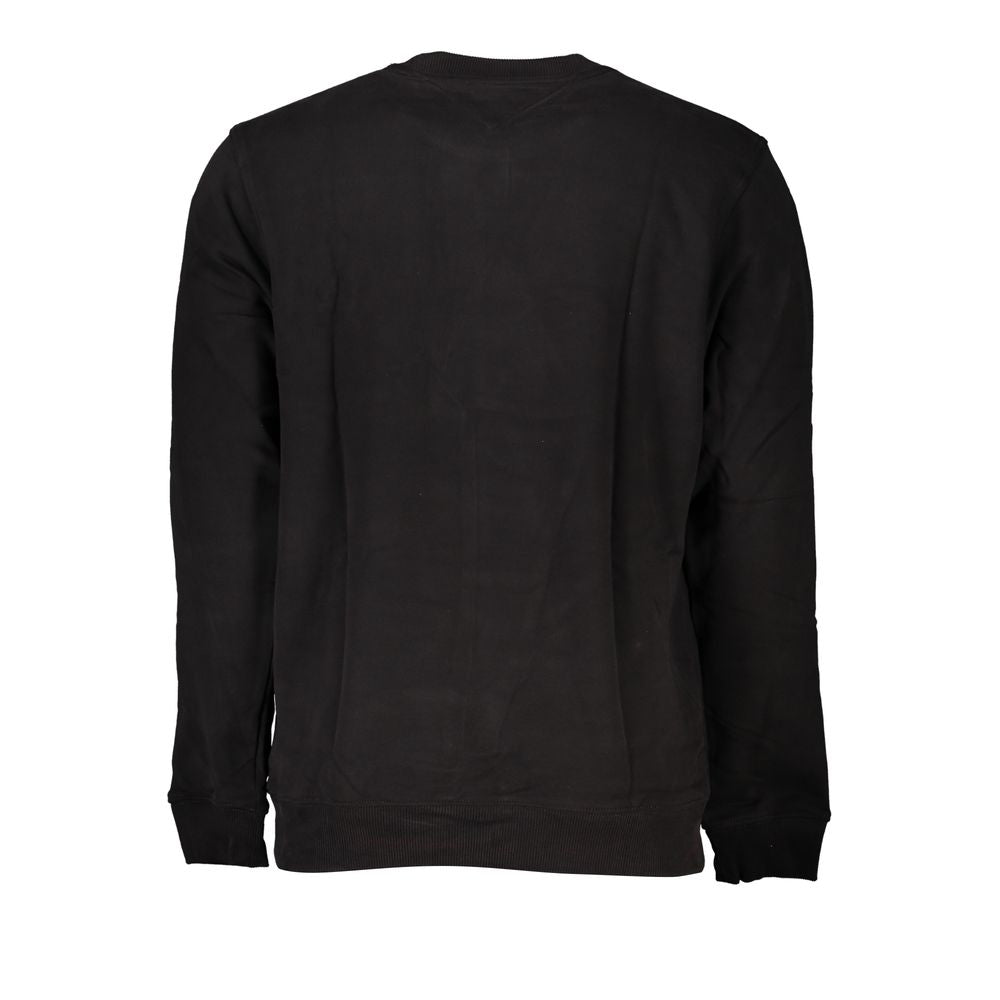 Tommy Hilfiger Black Cotton Men's Sweatshirt Tommy Hilfiger