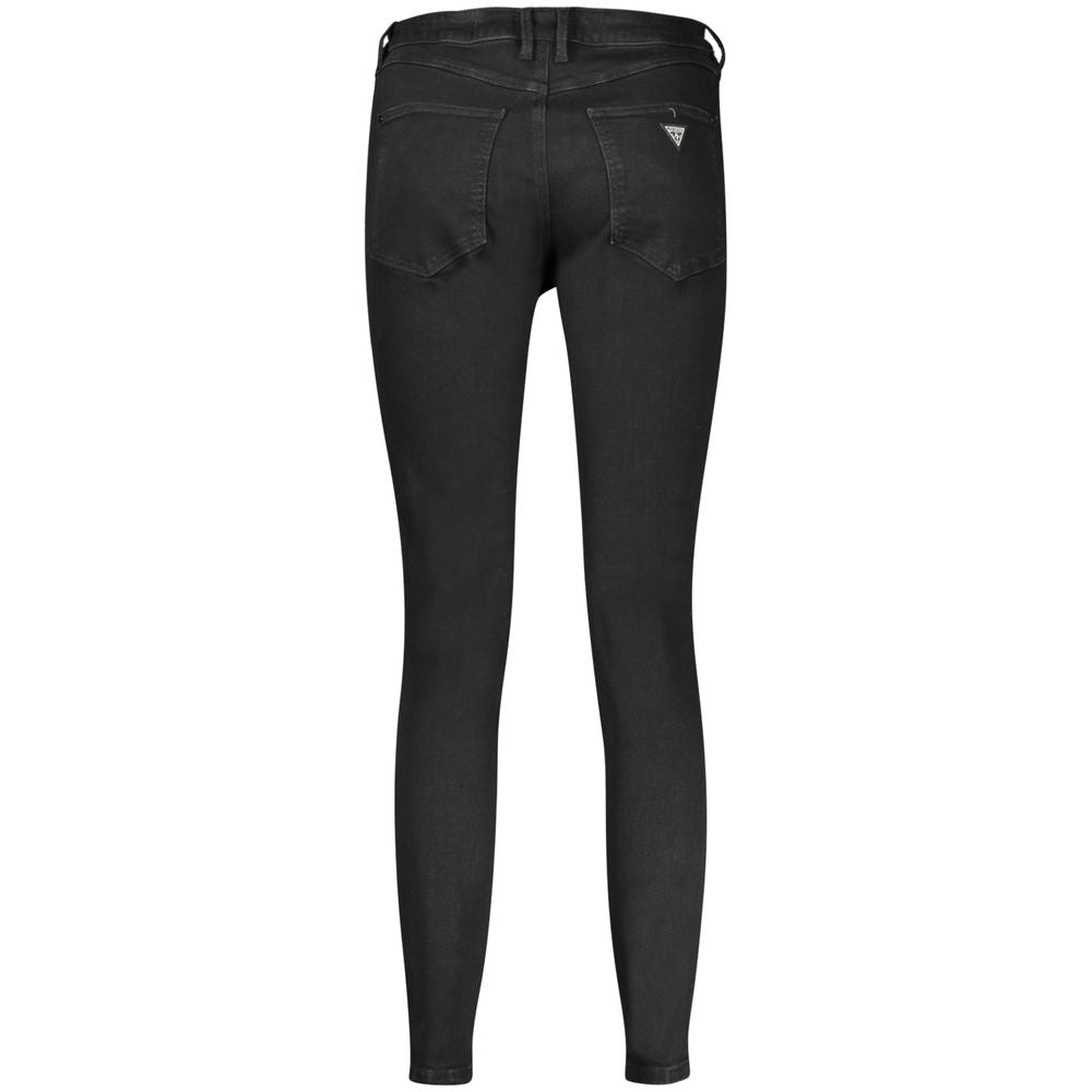 Guess Jeans Black Cotton Jeans & Pant Guess Jeans