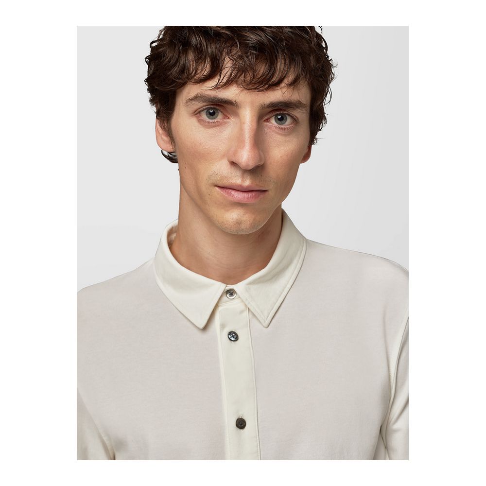 Alpha Studio White Cotton Shirt Alpha Studio
