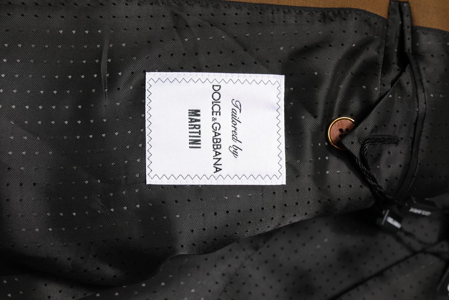 Dolce & Gabbana Brown MARTINI Single Breasted Coat Blazer Dolce & Gabbana