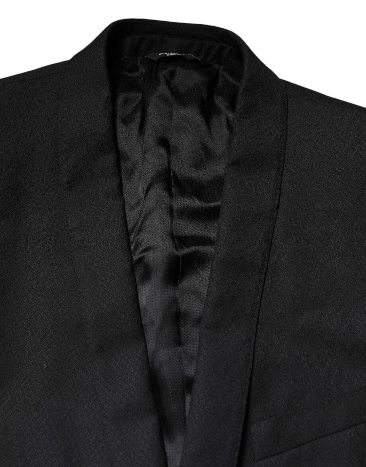 Dolce & Gabbana Black GOLD Single Breasted Suit Coat Blazer Dolce & Gabbana