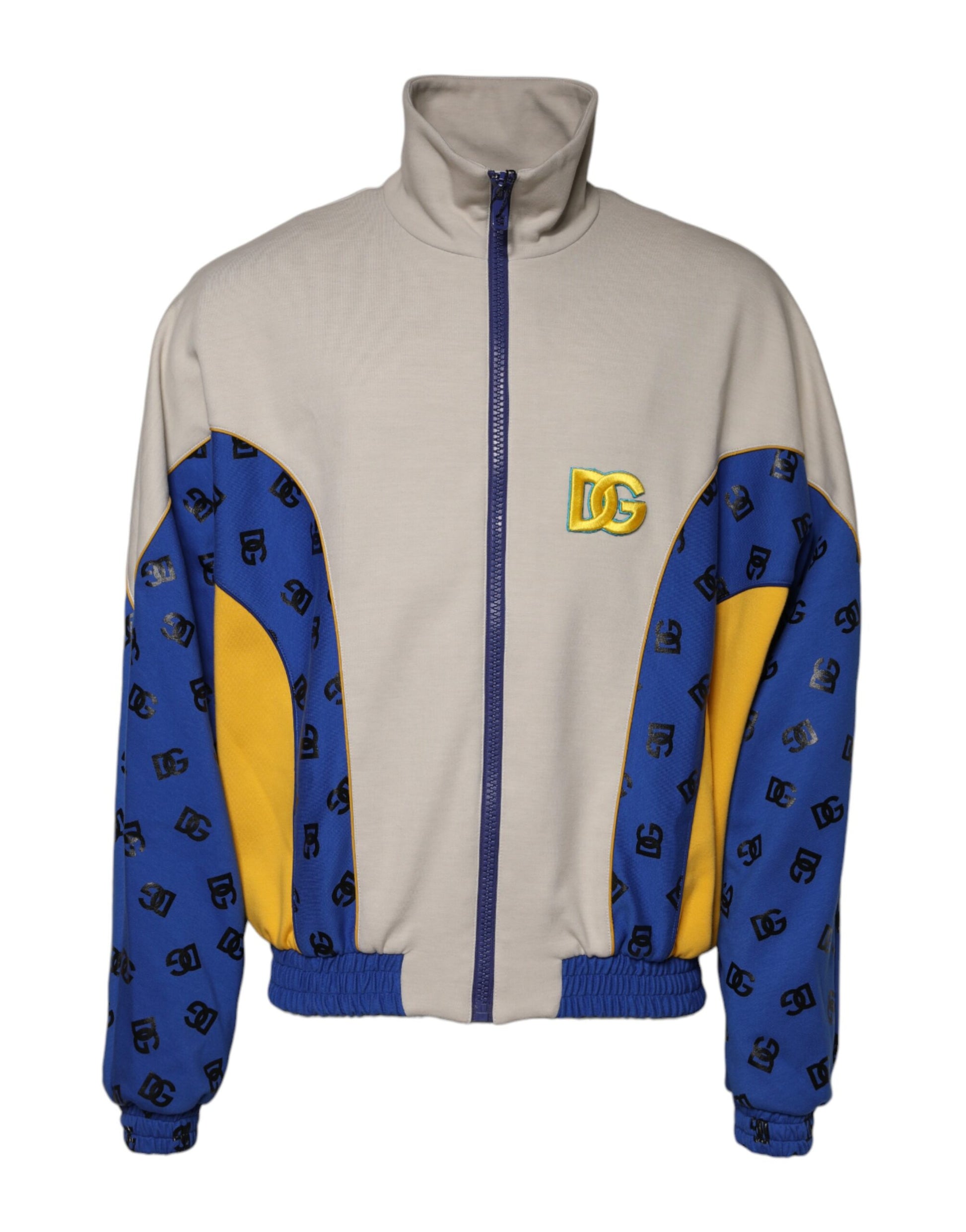 Dolce & Gabbana Multicolor Polyester Full Zip Bomber Jacket Dolce & Gabbana