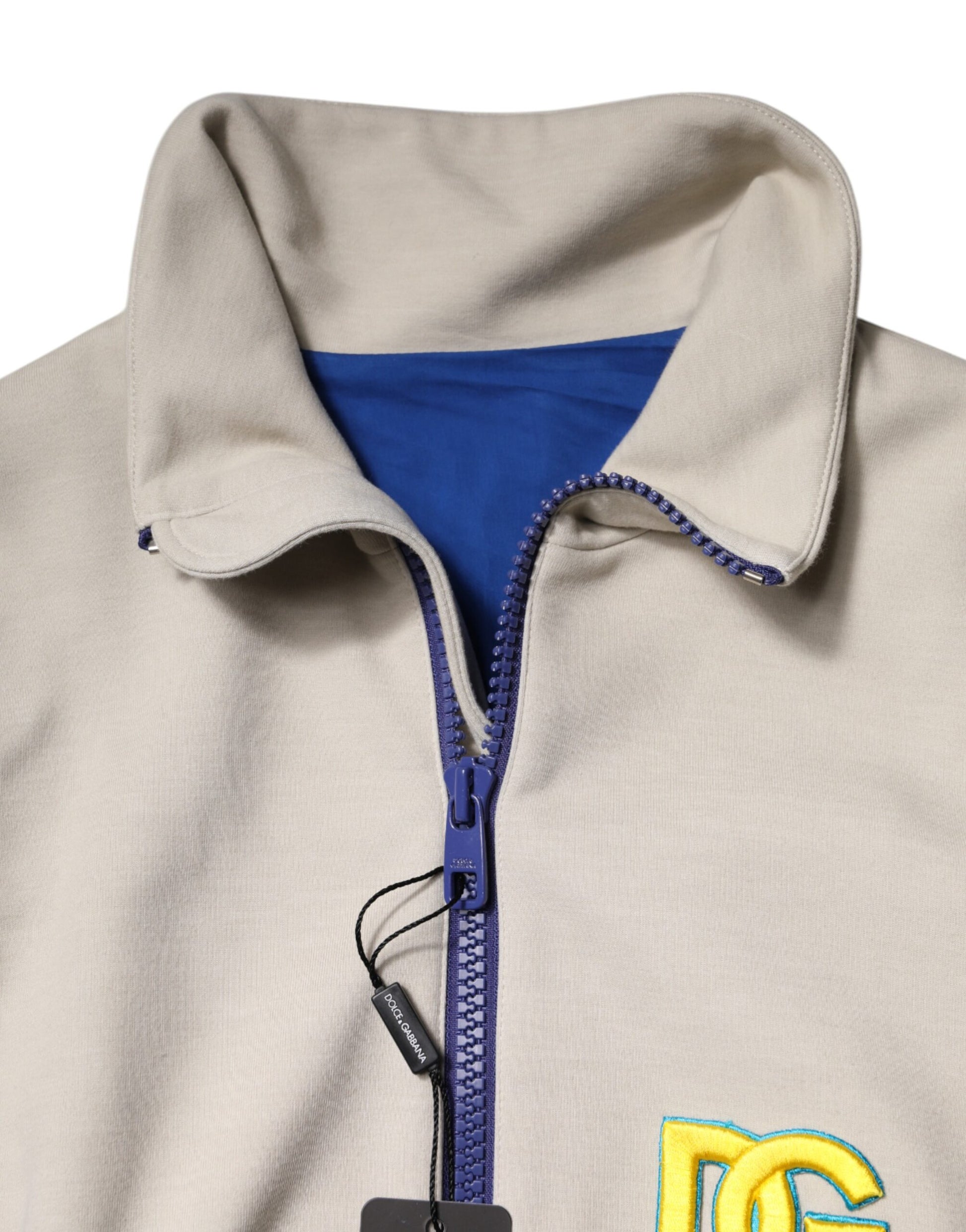 Dolce & Gabbana Multicolor Polyester Full Zip Bomber Jacket Dolce & Gabbana