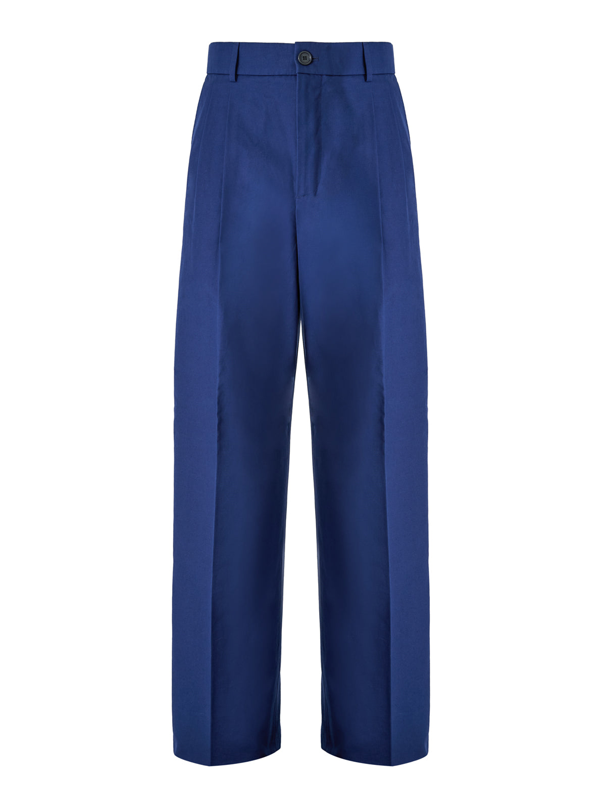 Gucci Blue Classic Cotton Pants Gucci