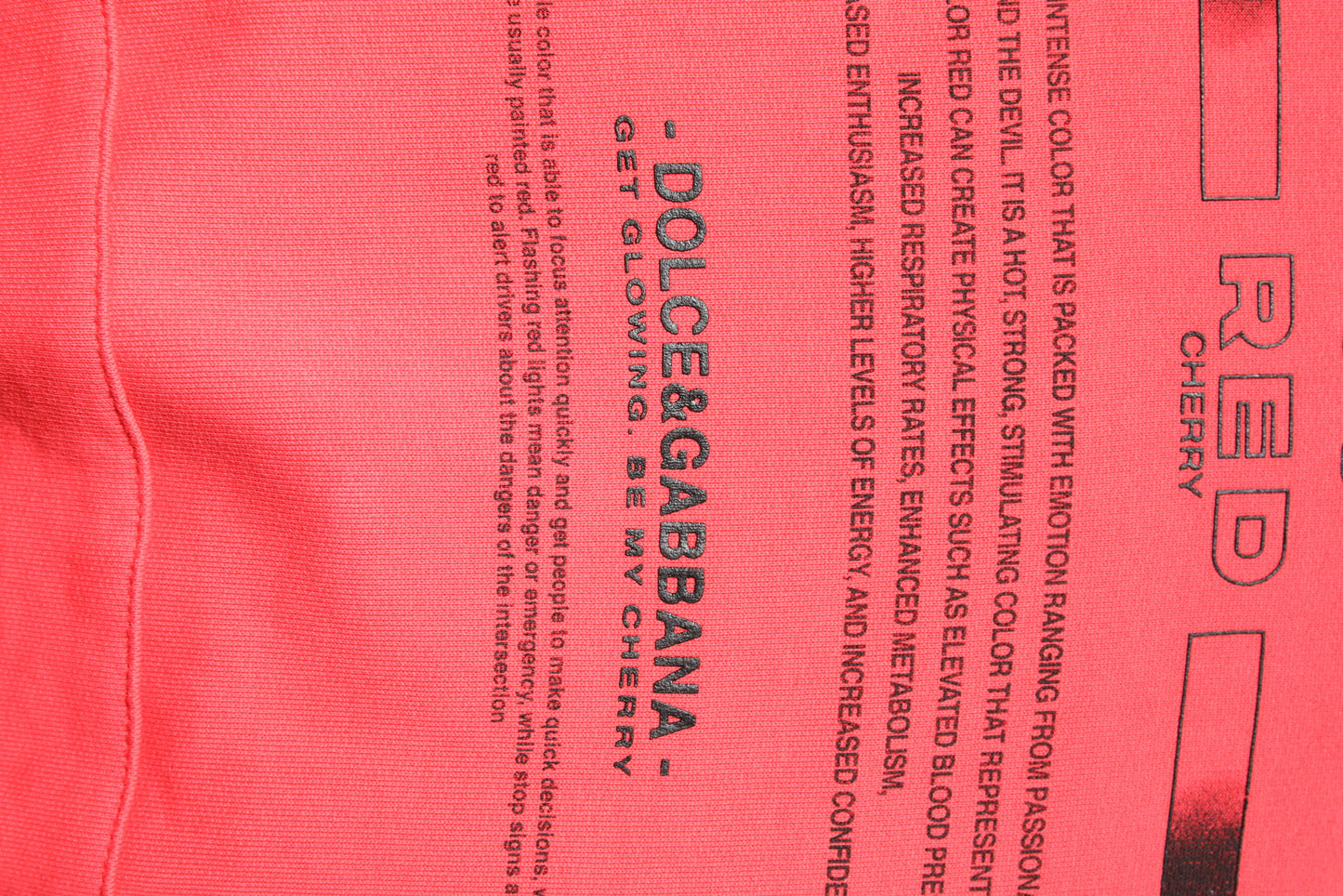 Dolce & Gabbana Red Logo Printed Hooded Sweatshirt Sweater Dolce & Gabbana