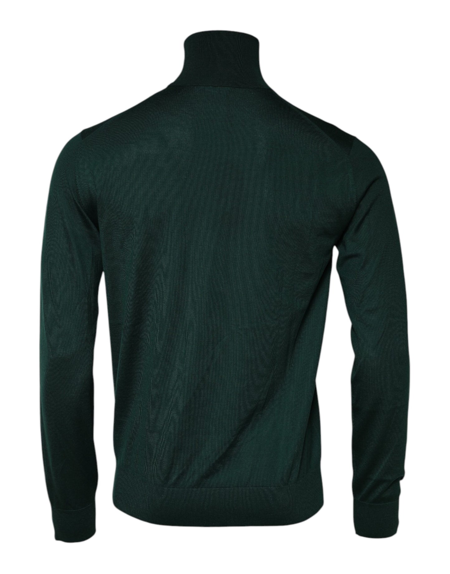 Dolce & Gabbana Green Cashmere Knitted Men Pullover Sweater Dolce & Gabbana