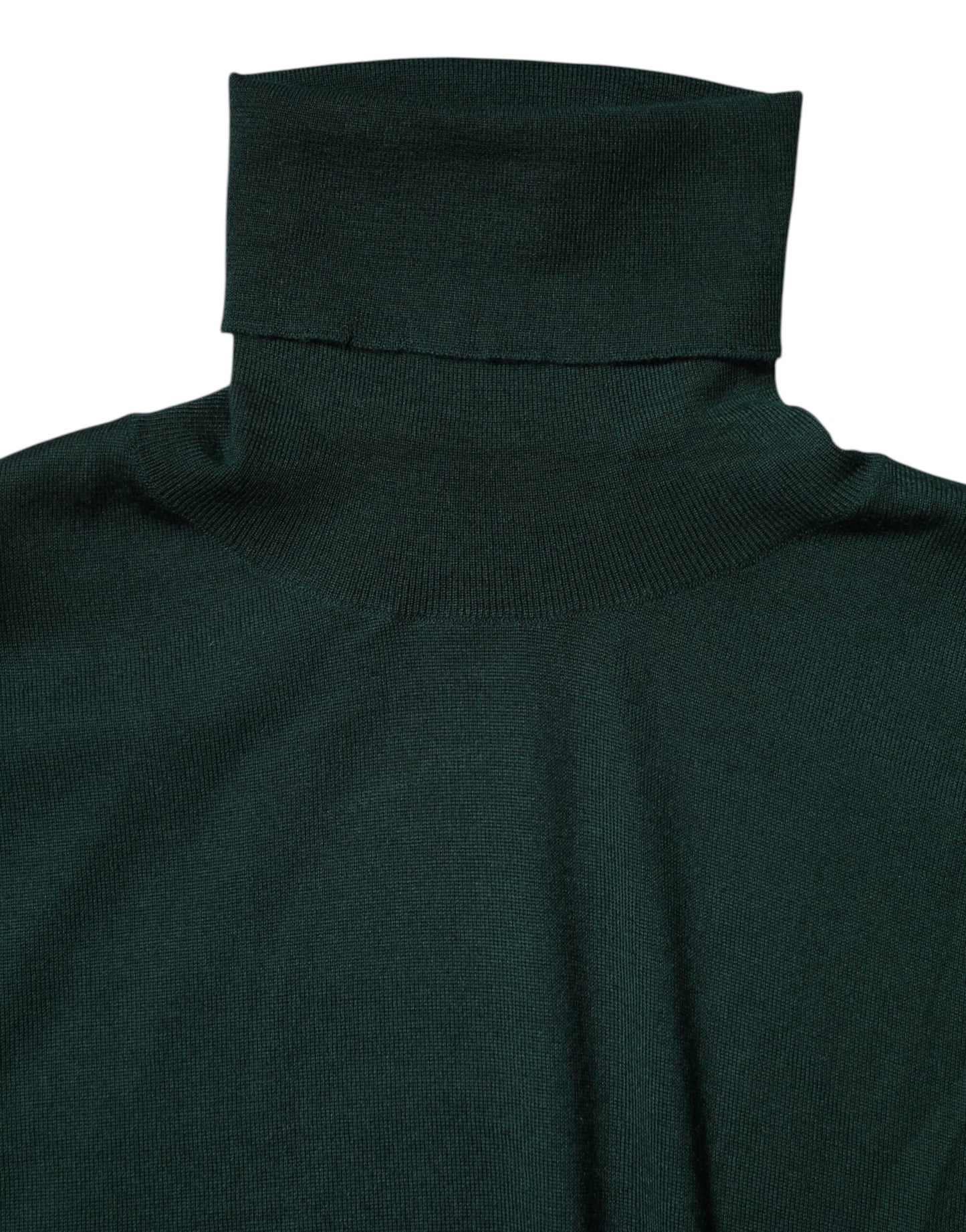 Dolce & Gabbana Green Cashmere Knitted Men Pullover Sweater Dolce & Gabbana