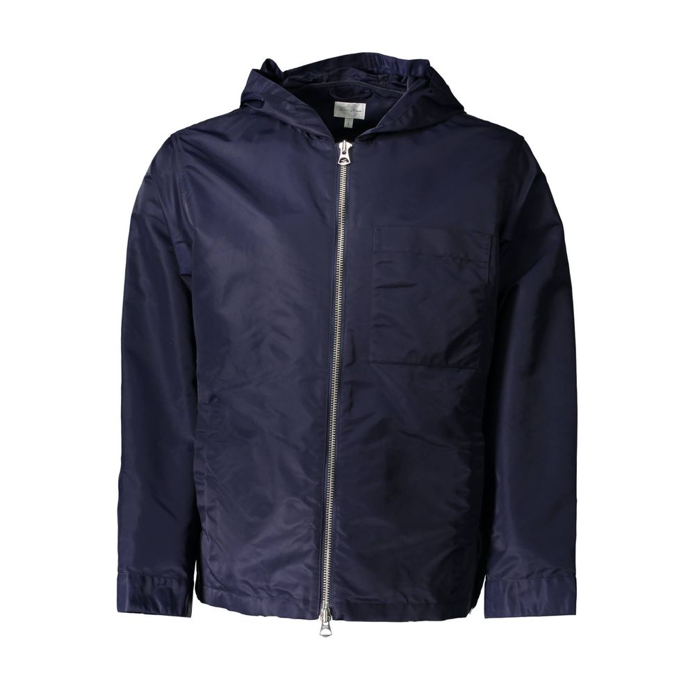 Gant Blue Nylon Men Jacket Gant