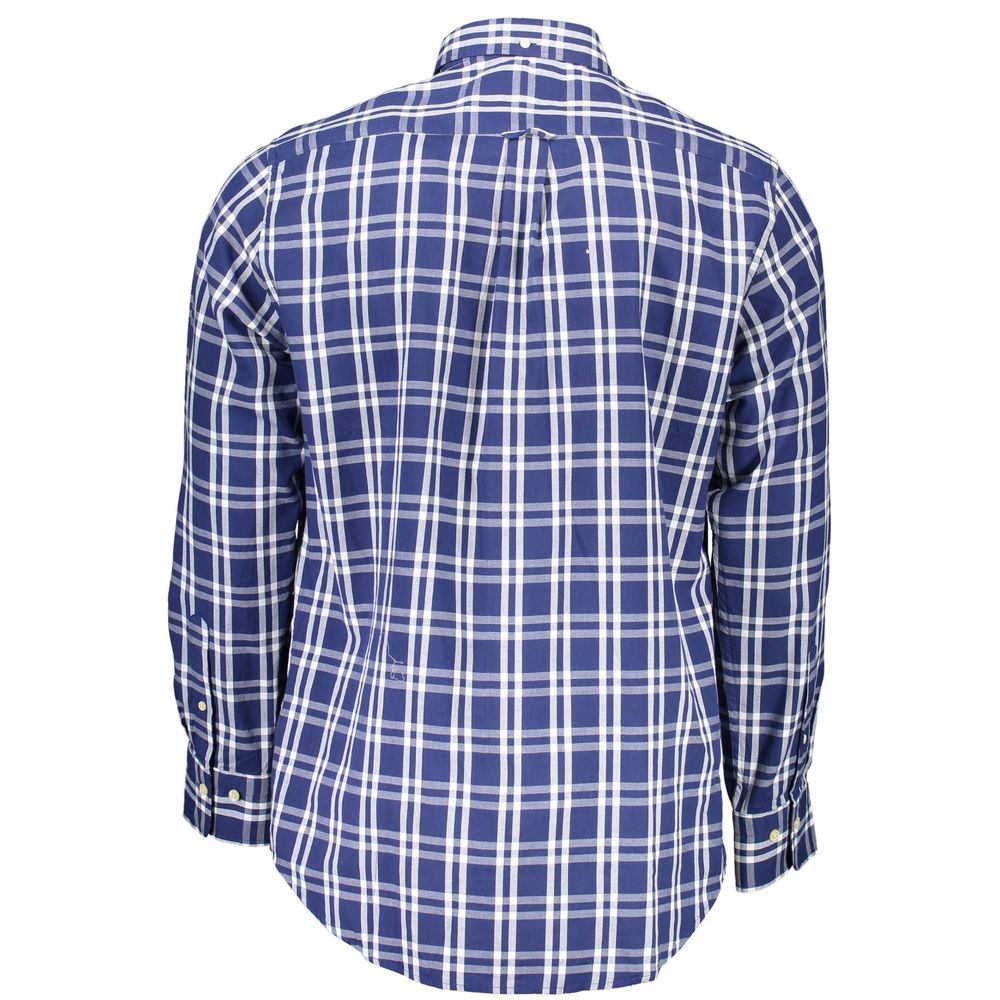 Gant Blue Cotton Men Shirt Gant